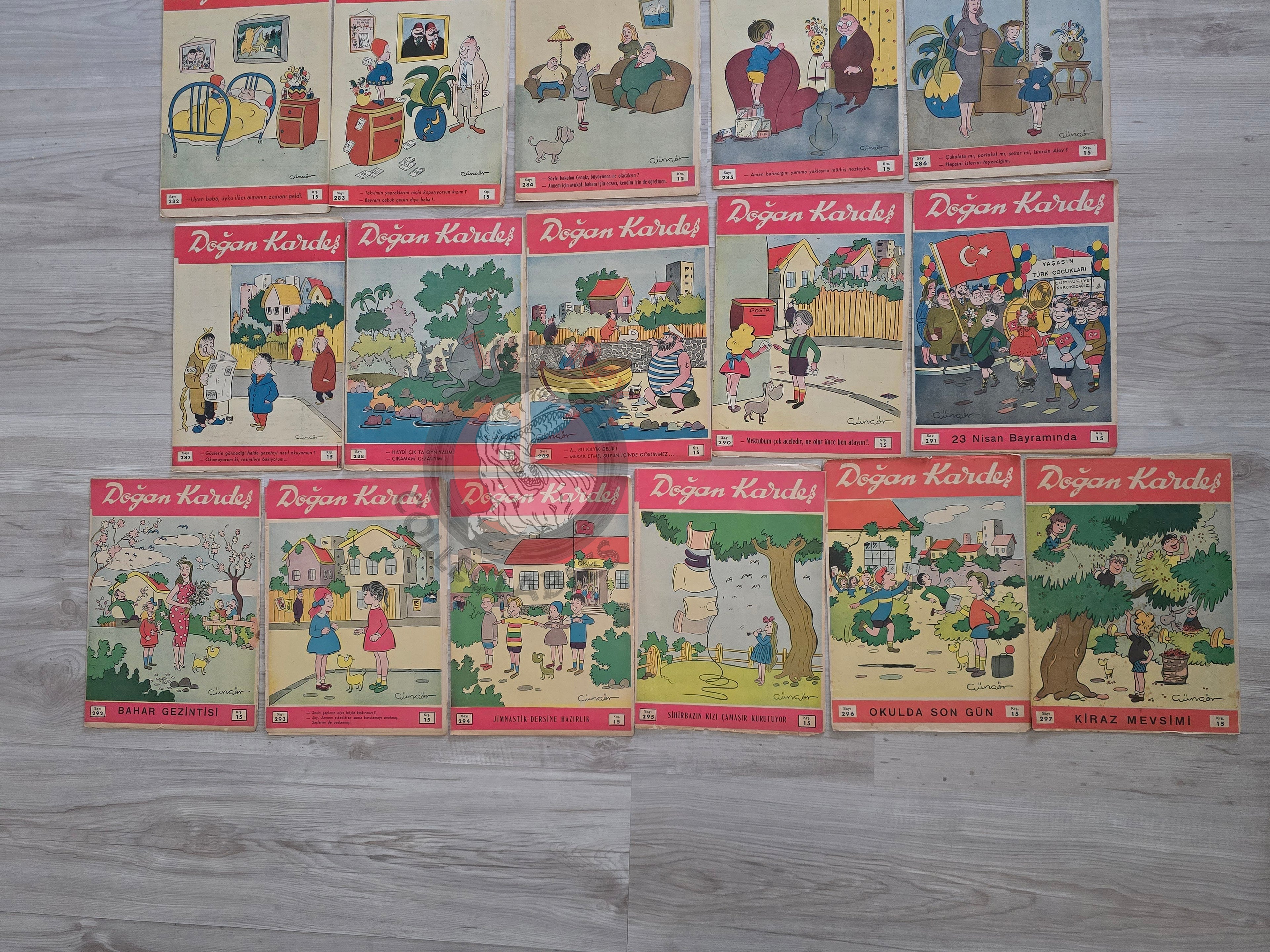 Tintin in Congo 1951 - 1952 Complete 26 Issue Set Turkish Edition Comic Turkey