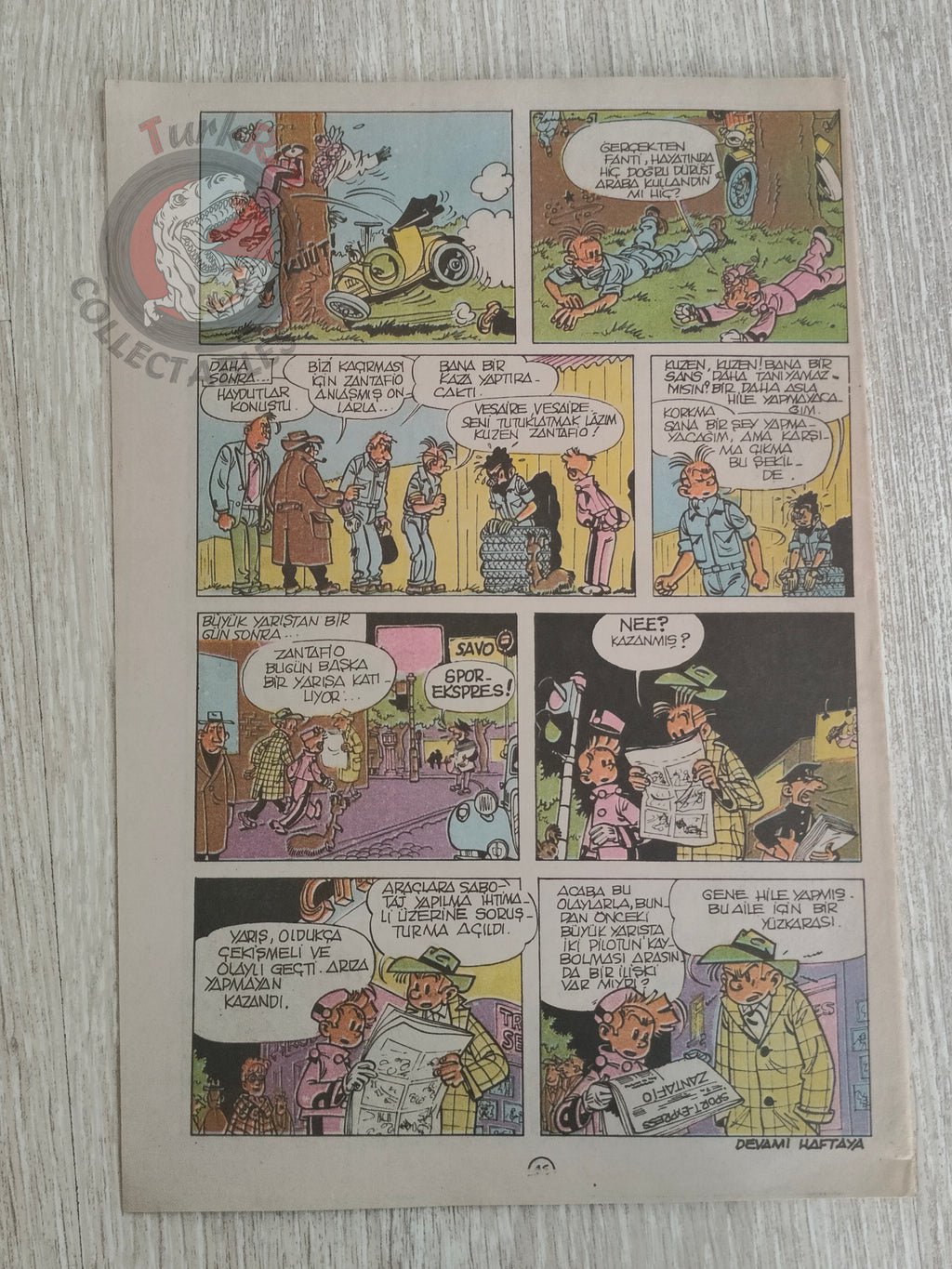 Spirou & Fantasio #7 Spirou et les héritiers 1989 Turkish Comic Turkey