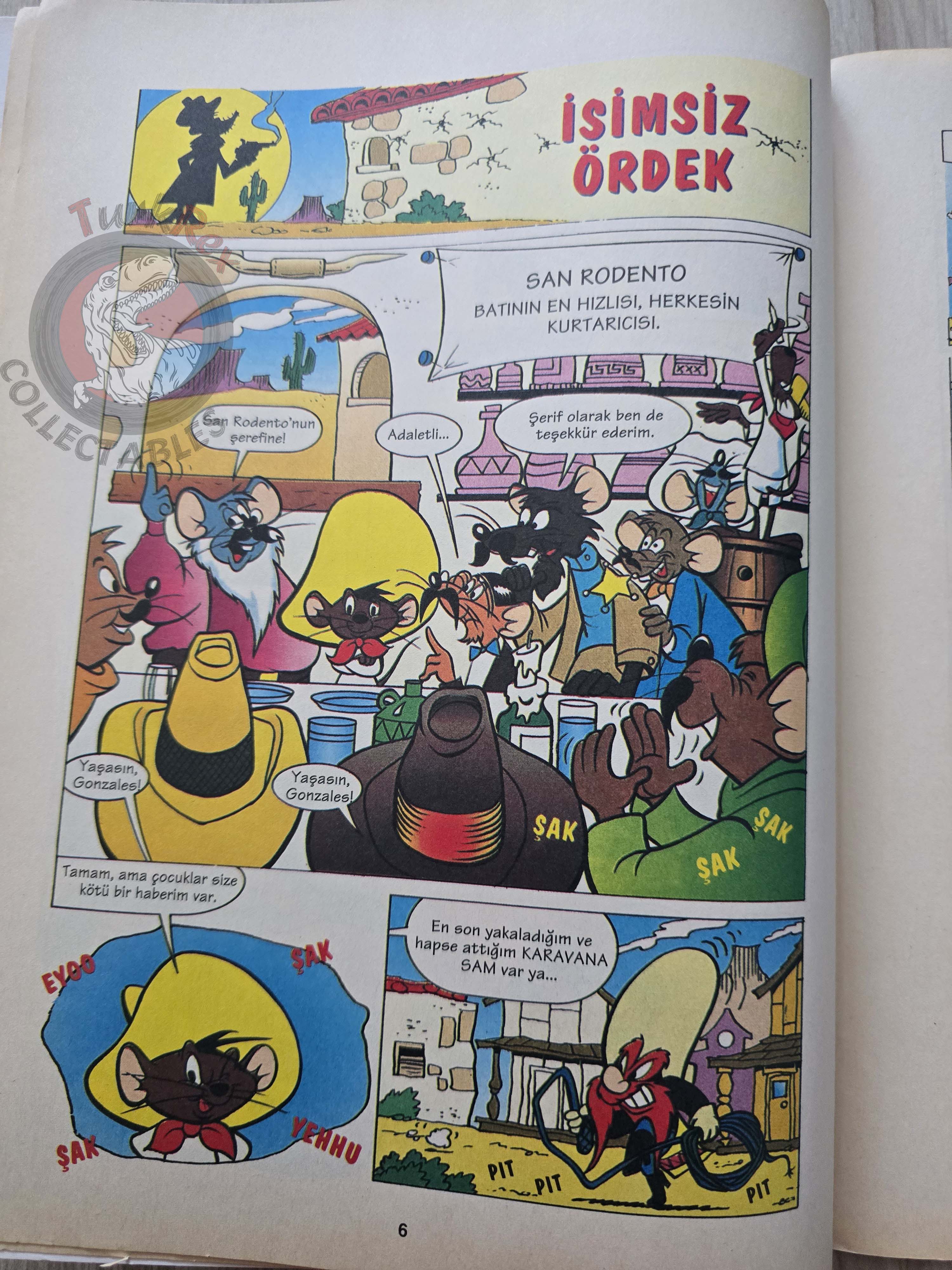 Sylvester Tweety Looney Tunes 1999 Turkish Comic Turkey Warner Bros