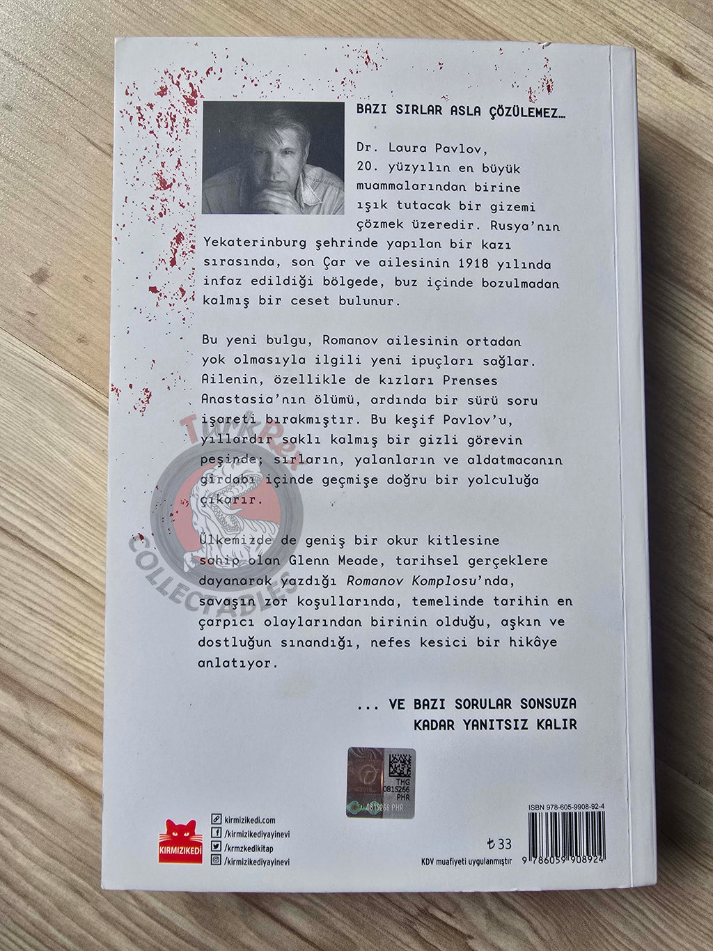 Glenn Meade – The Romanov Conspiracy 2019 Turkish Book Turkey