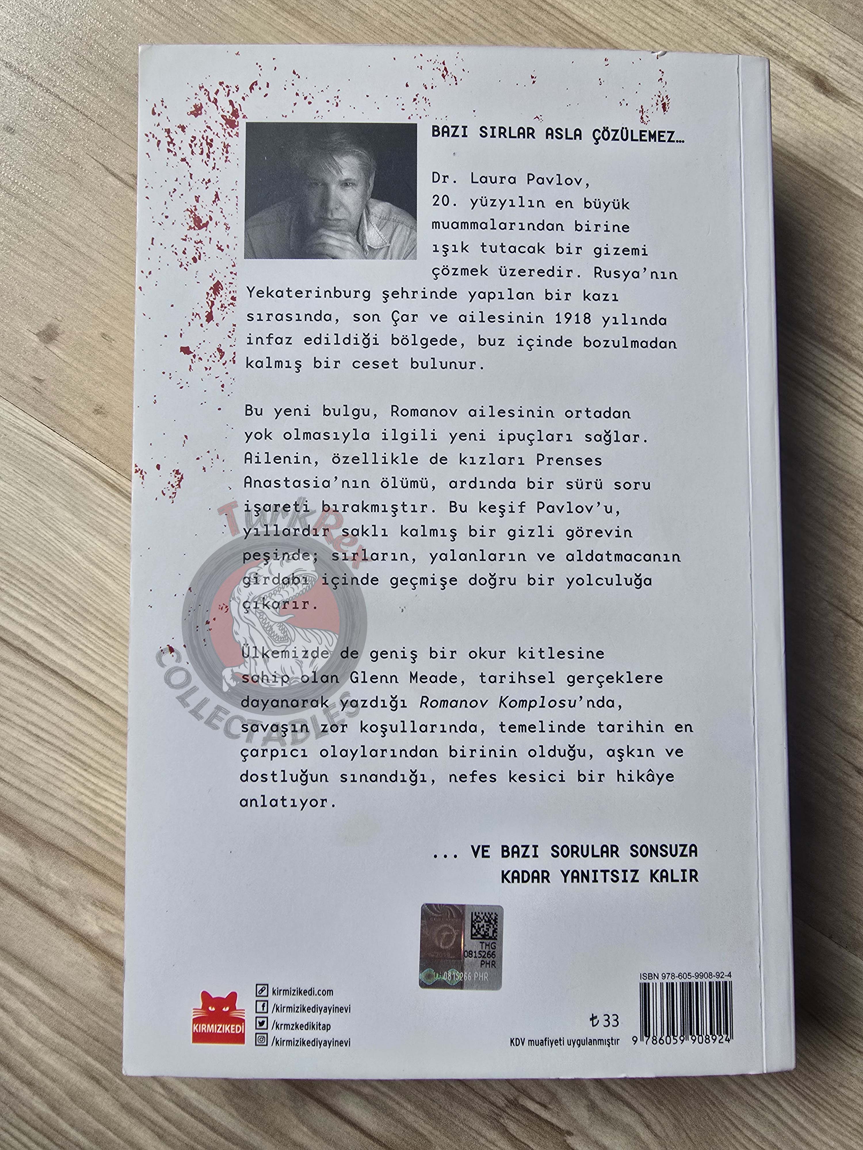 Glenn Meade – The Romanov Conspiracy 2019 Turkish Book Turkey