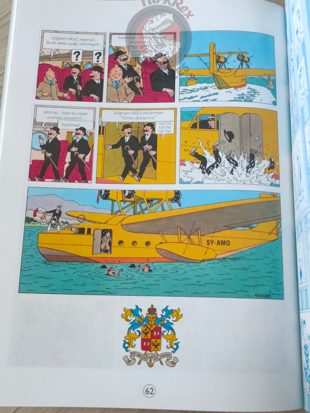 Tintin – King Ottokar's Sceptre 1998 Turkish Edition Comic Turkey 1st YKY