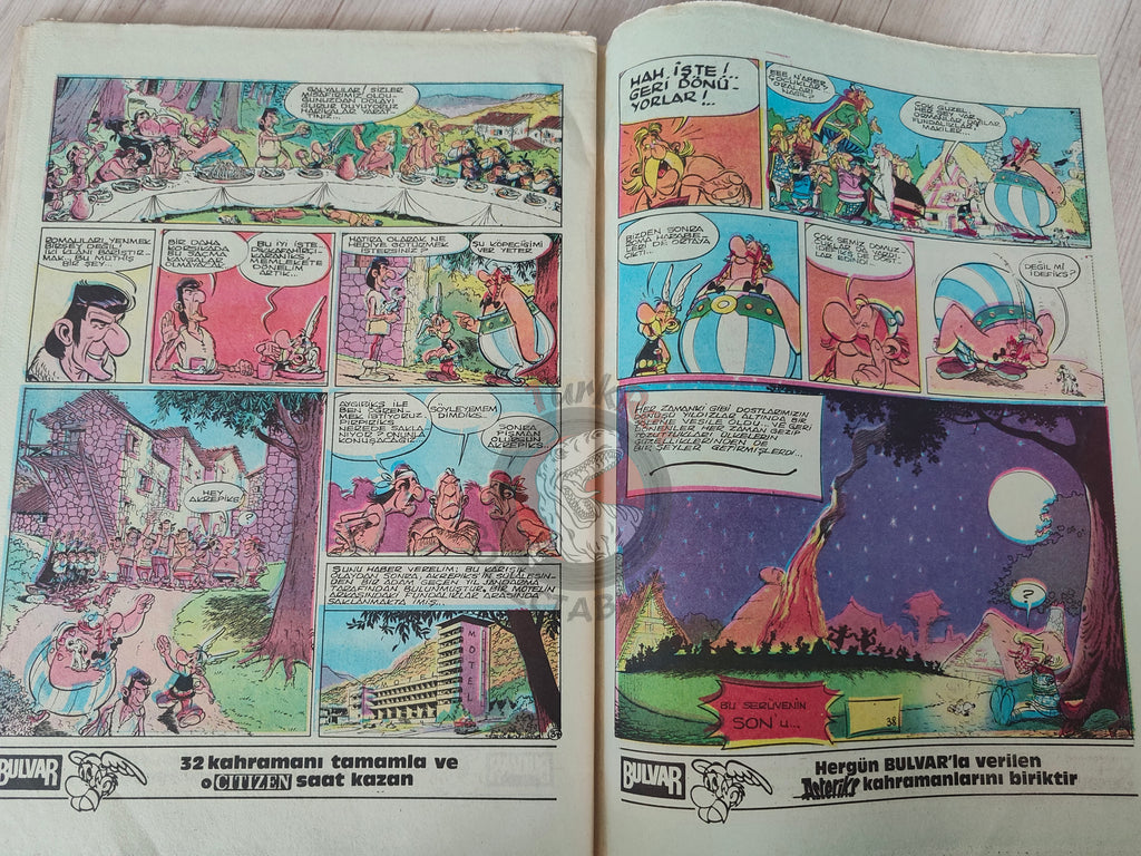 Asterix – Asterix in Corsica 1986 Turkish Edition Comic Turkey