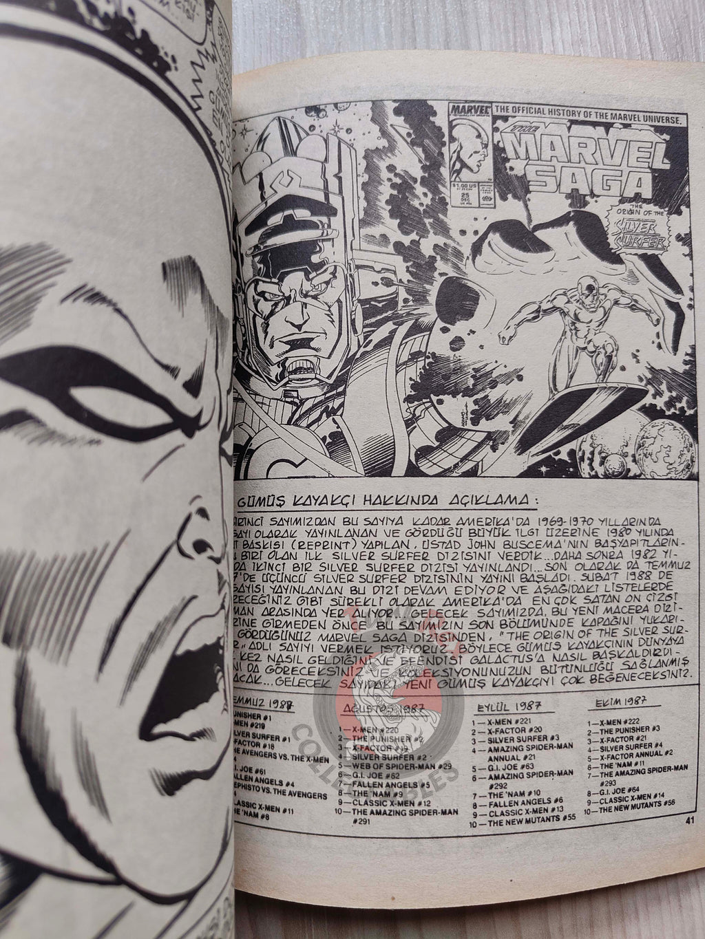 Silver Surfer #9 1988 Turkish Comic Turkey #17 #18 Fantasy Masterpieces #13 Fantastic Four #48