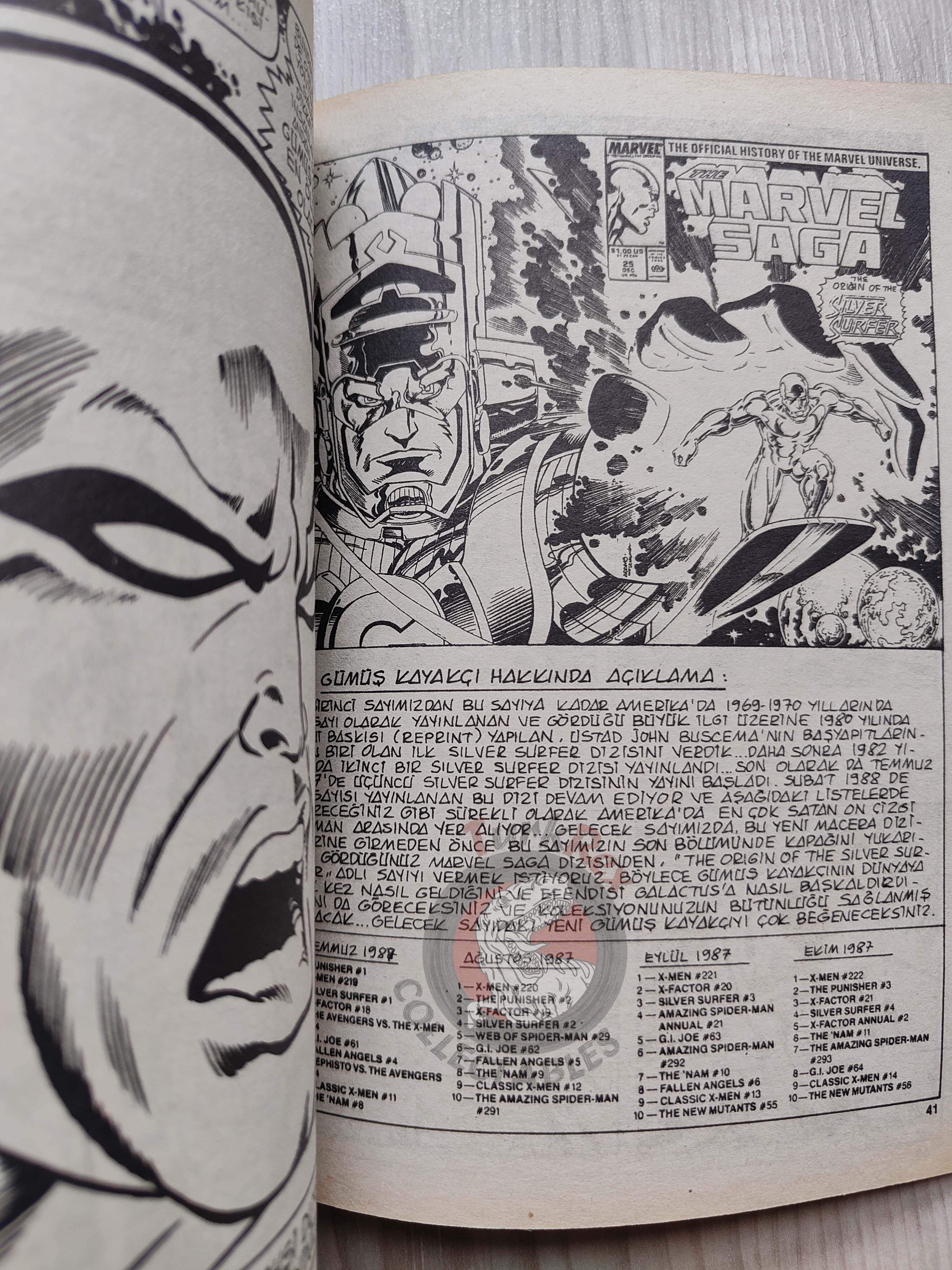 Silver Surfer #9 1988 Turkish Comic Turkey #17 #18 Fantasy Masterpieces #13 Fantastic Four #48