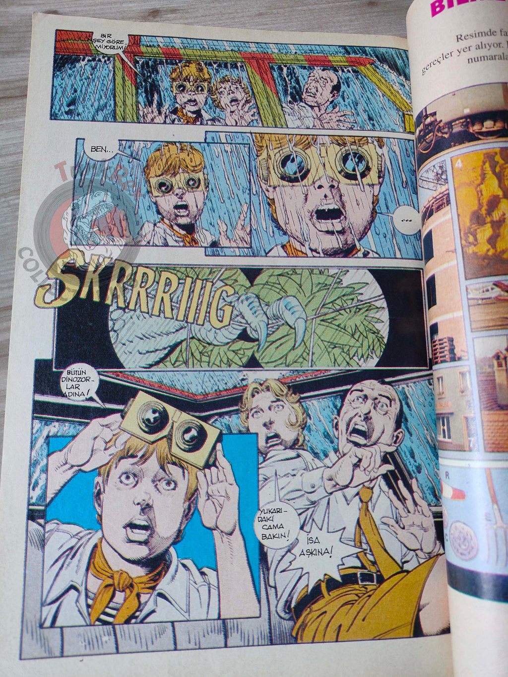 Jurassic Park #8 Turkish Edition Comic Turkey Topps Spielberg