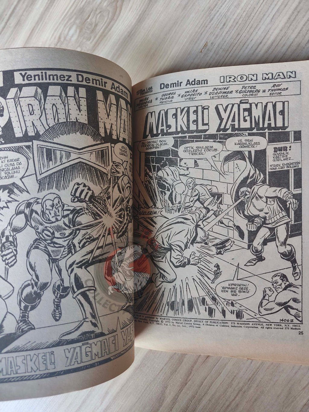 Iron Man #2 1988 Turkish Comic Turkey cover #142 inside #59 #60 #61