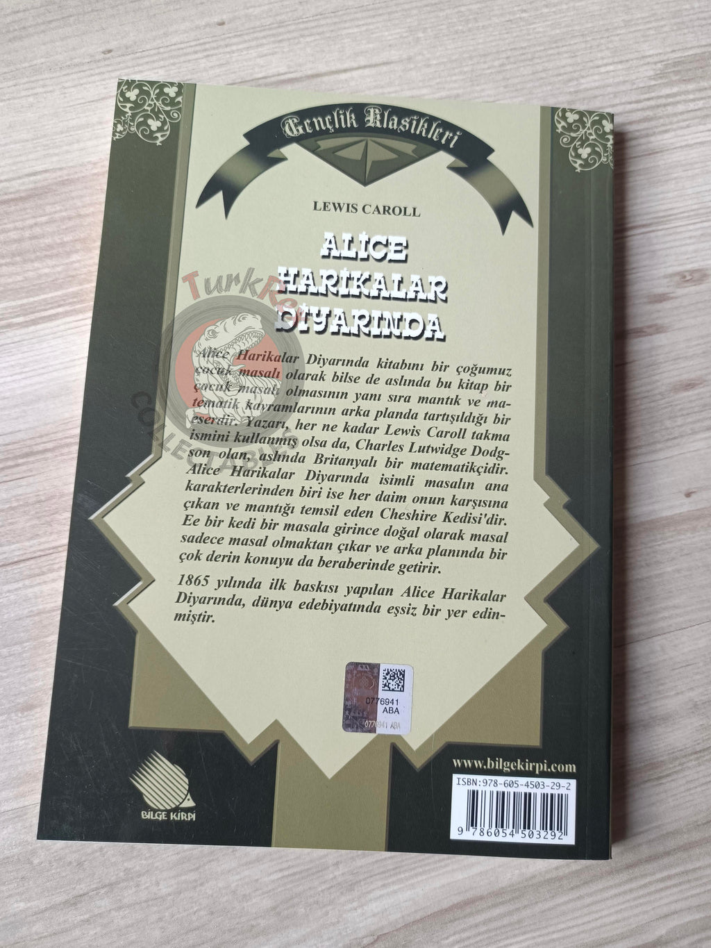 Lewis Carroll – Alice in Wonderland 2011 Turkish Book Turkey 2