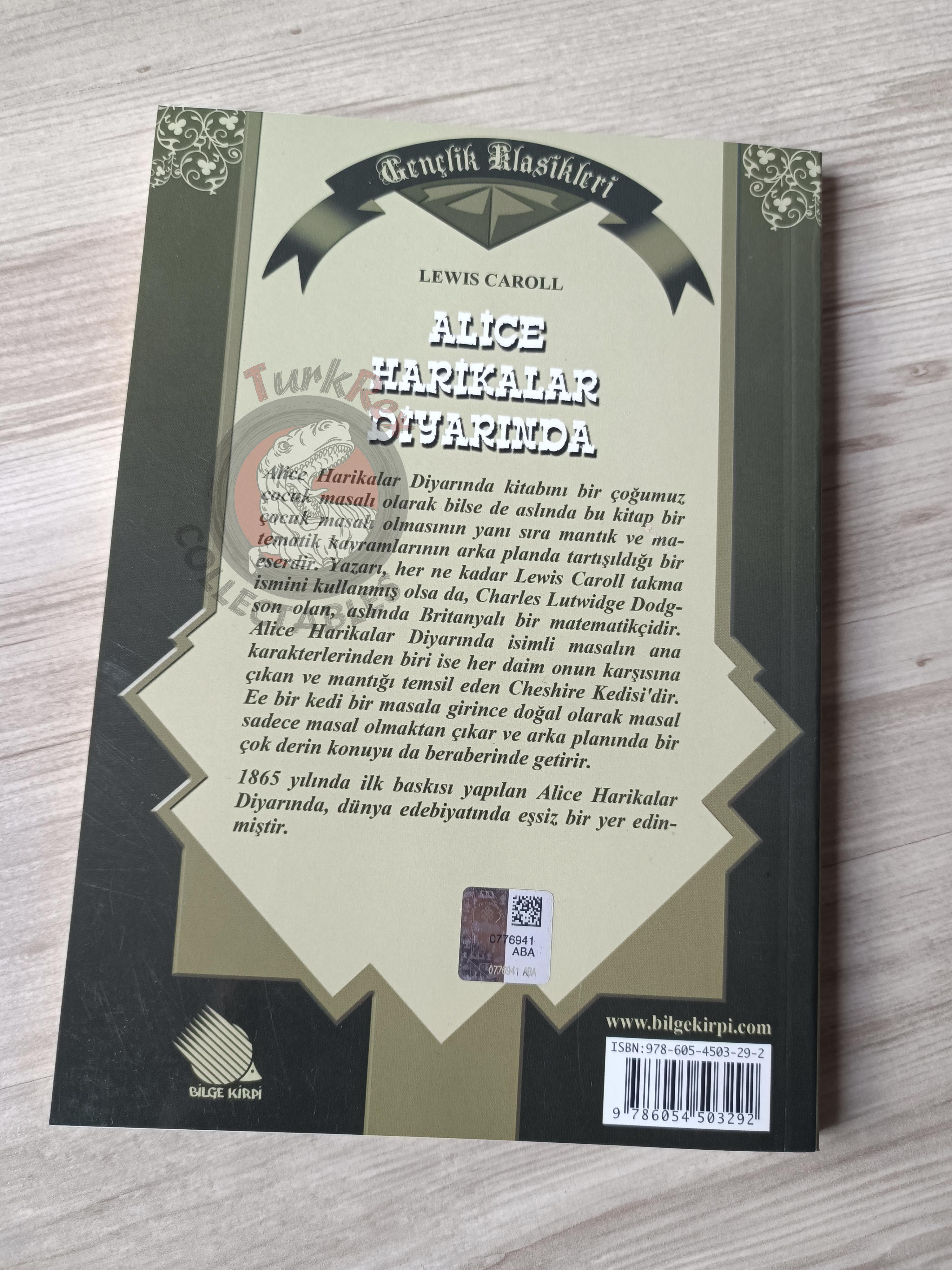 Lewis Carroll – Alice in Wonderland 2011 Turkish Book Turkey 2