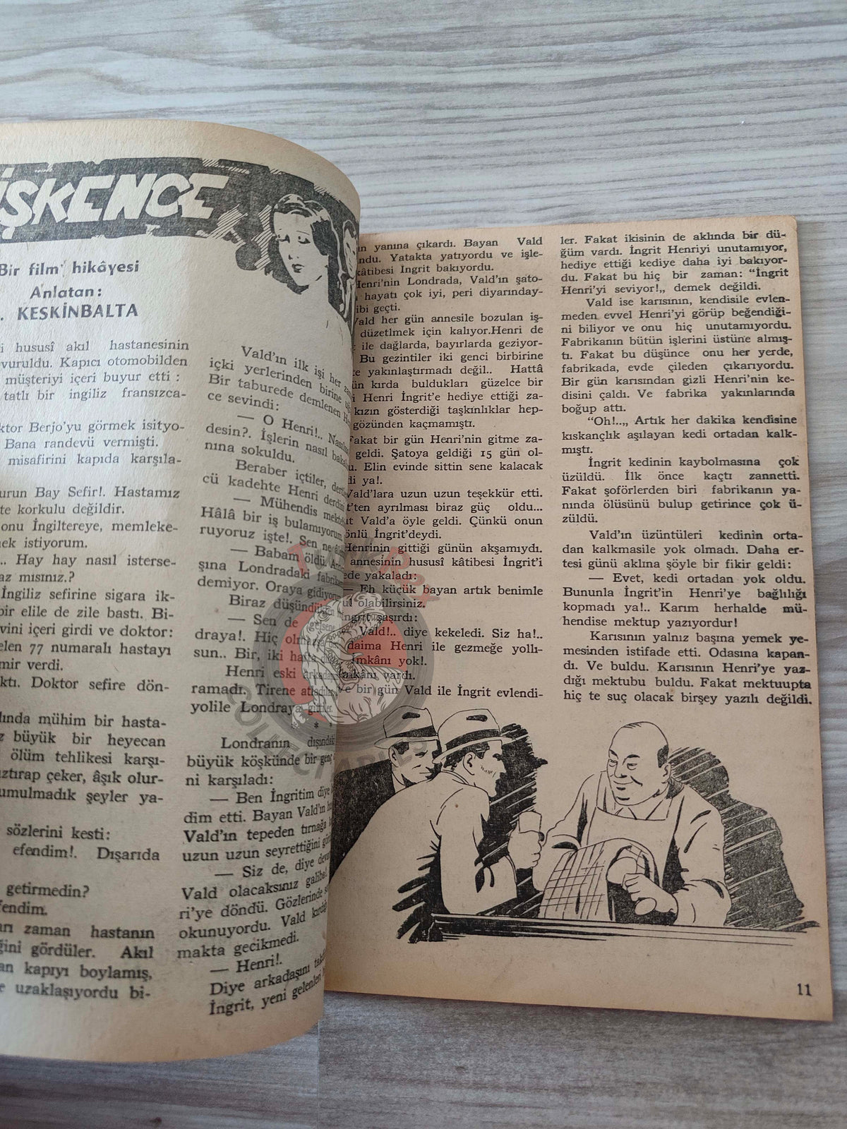1001 Roman 1944 Tim Tyler’s Luck Turkish Comic Mag Turkey
