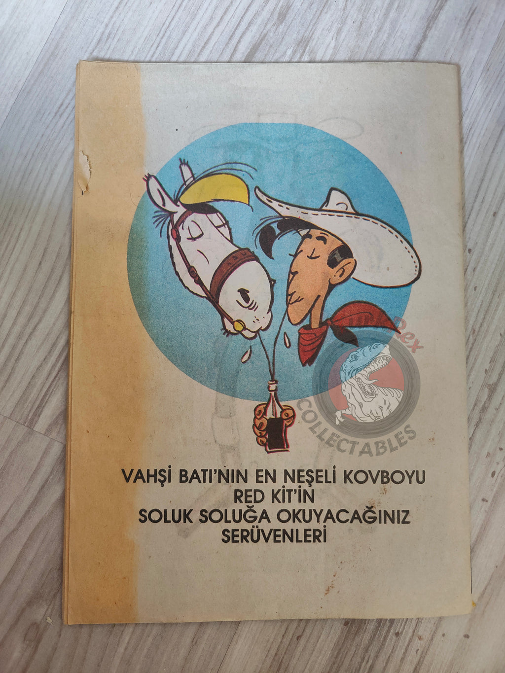 Lucky Luke - Le Pied-tendre  1990s Turkish Comic Turkey
