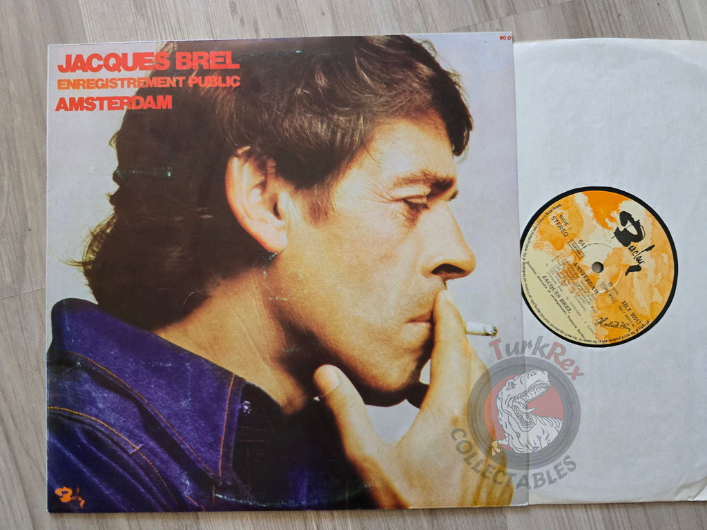 Jacques Brel – Amsterdam Turkish Pressing Vinyl Turkey Edition