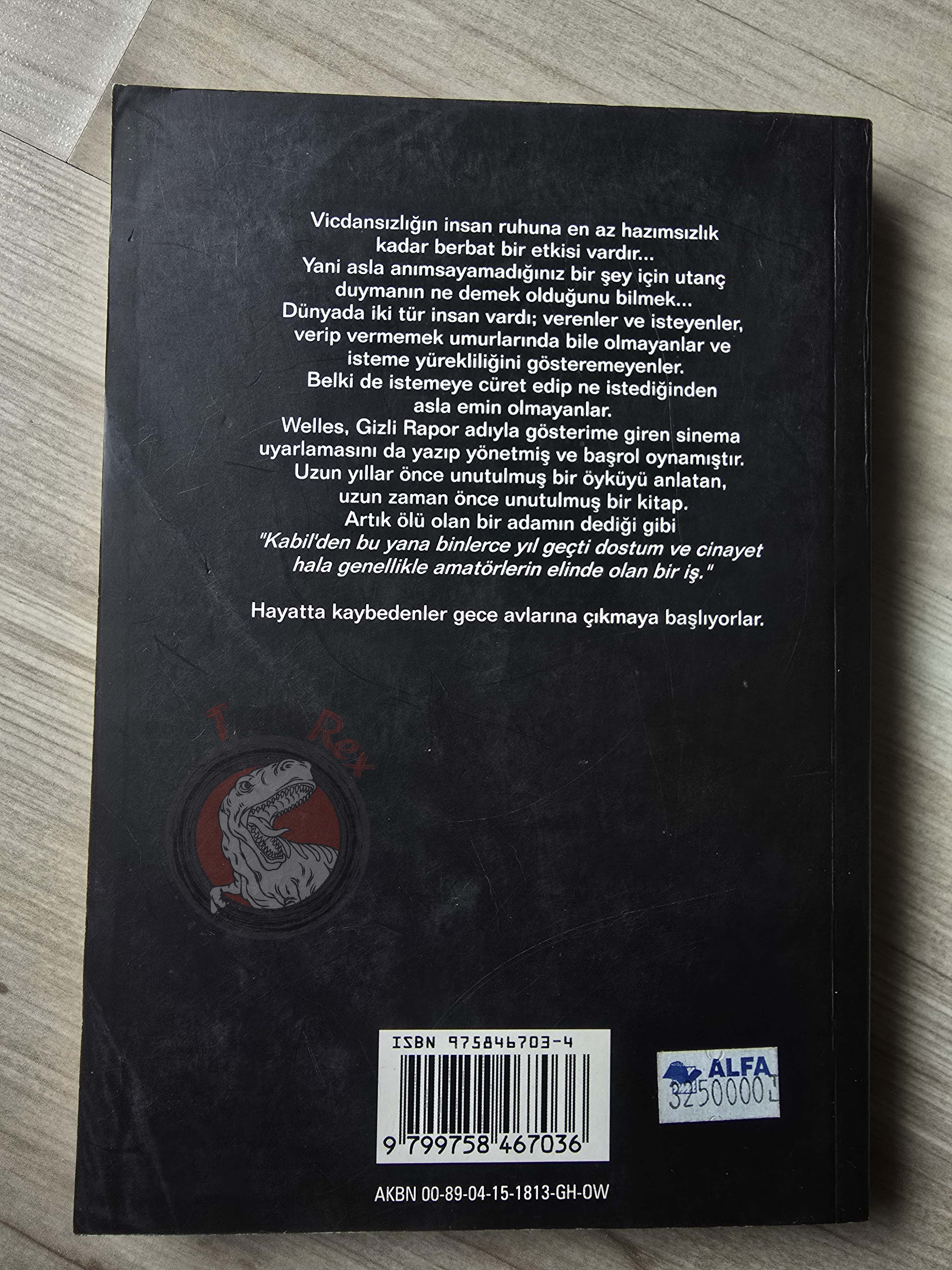 Orson Welles – Mr. Arkadin 2000 Turkish Book Turkey