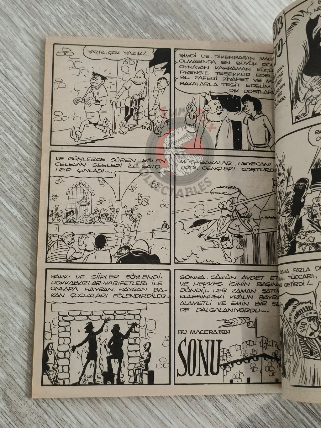 Johan et Pirlouit #20 1982 Turkish Comic Turkey Le Châtiment de Basenhau #1