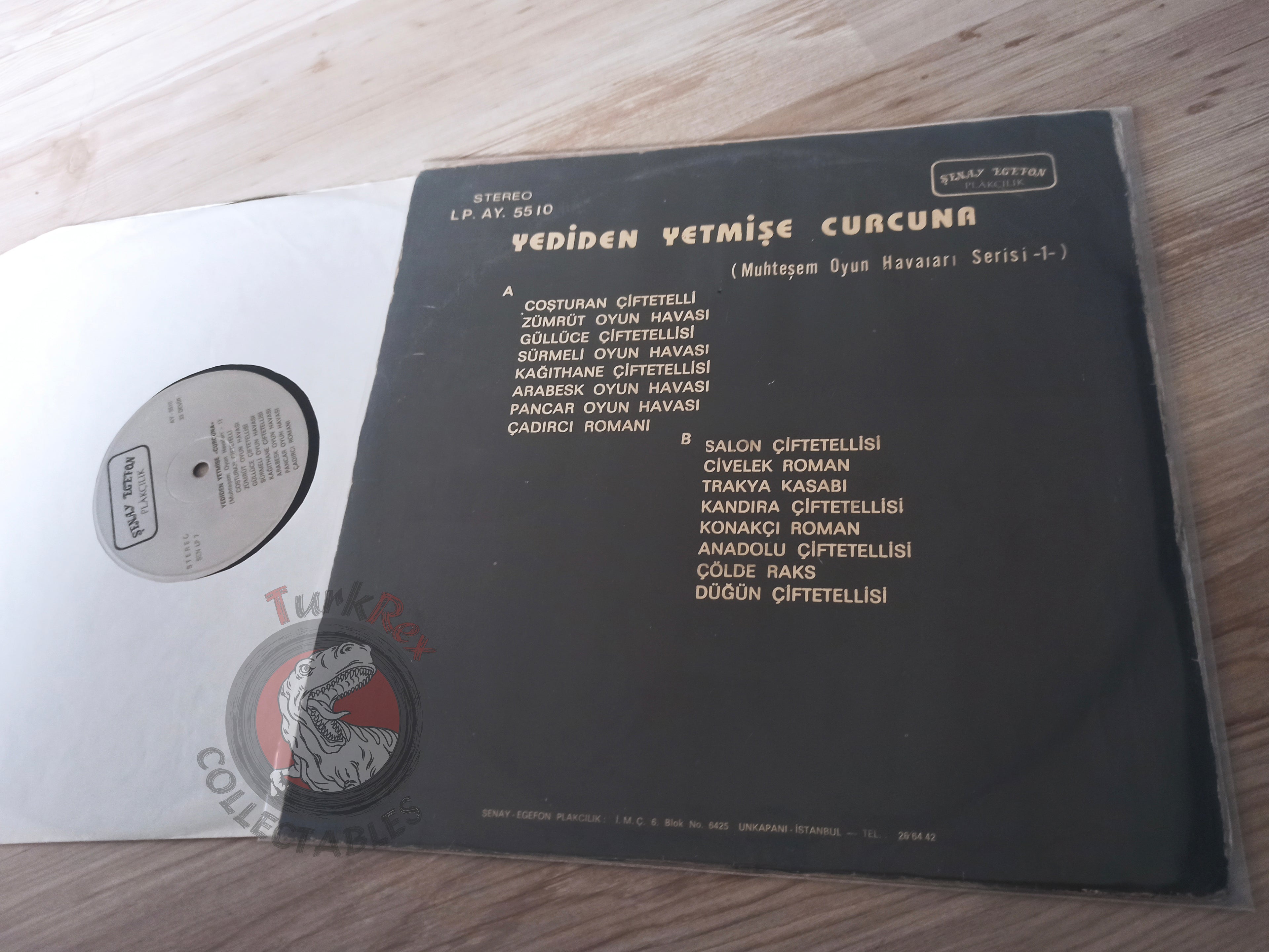 Various – Yediden Yetmişe Curcuna Turkish Pressing Vinyl Turkey Edition Belly Dance Oriental