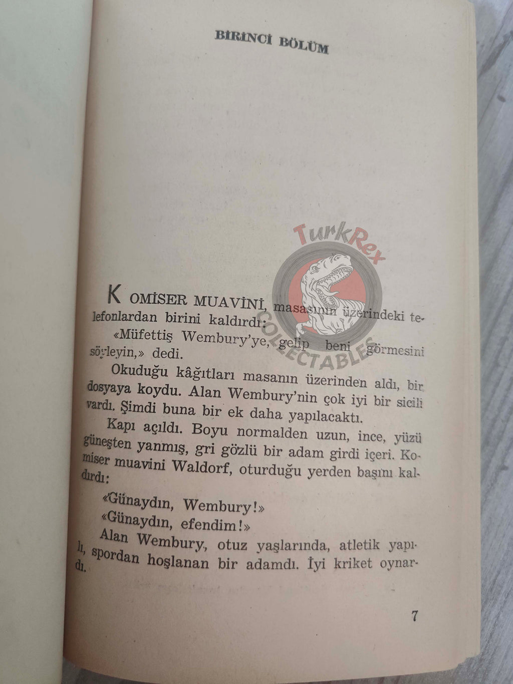 Edgar Wallace – The Gaunt Stranger Ringer 1972 1st Turkish Book Turkey