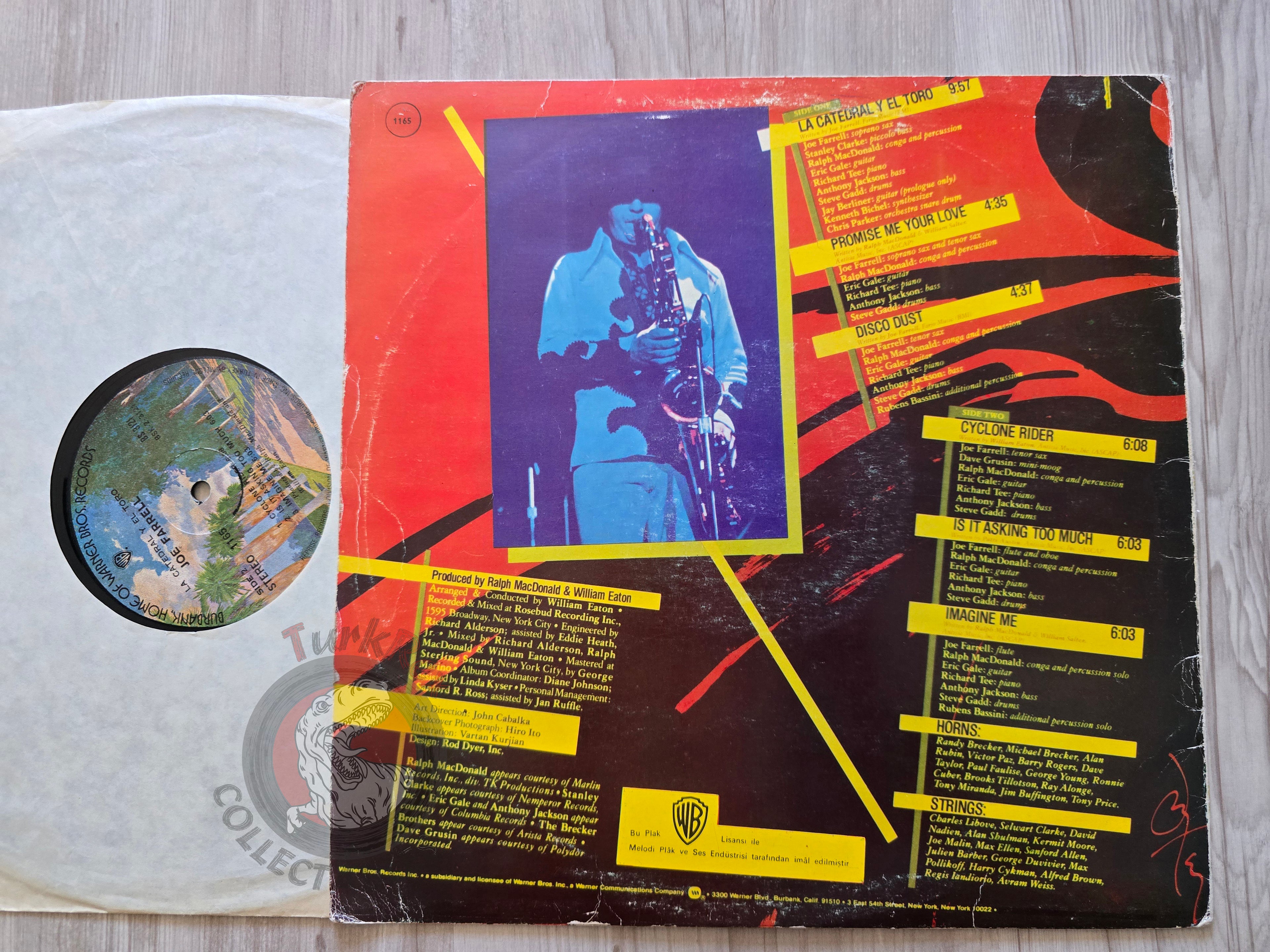 Joe Farrell – La Catedral Y El Toro Turkish Pressing Vinyl Turkey Edition
