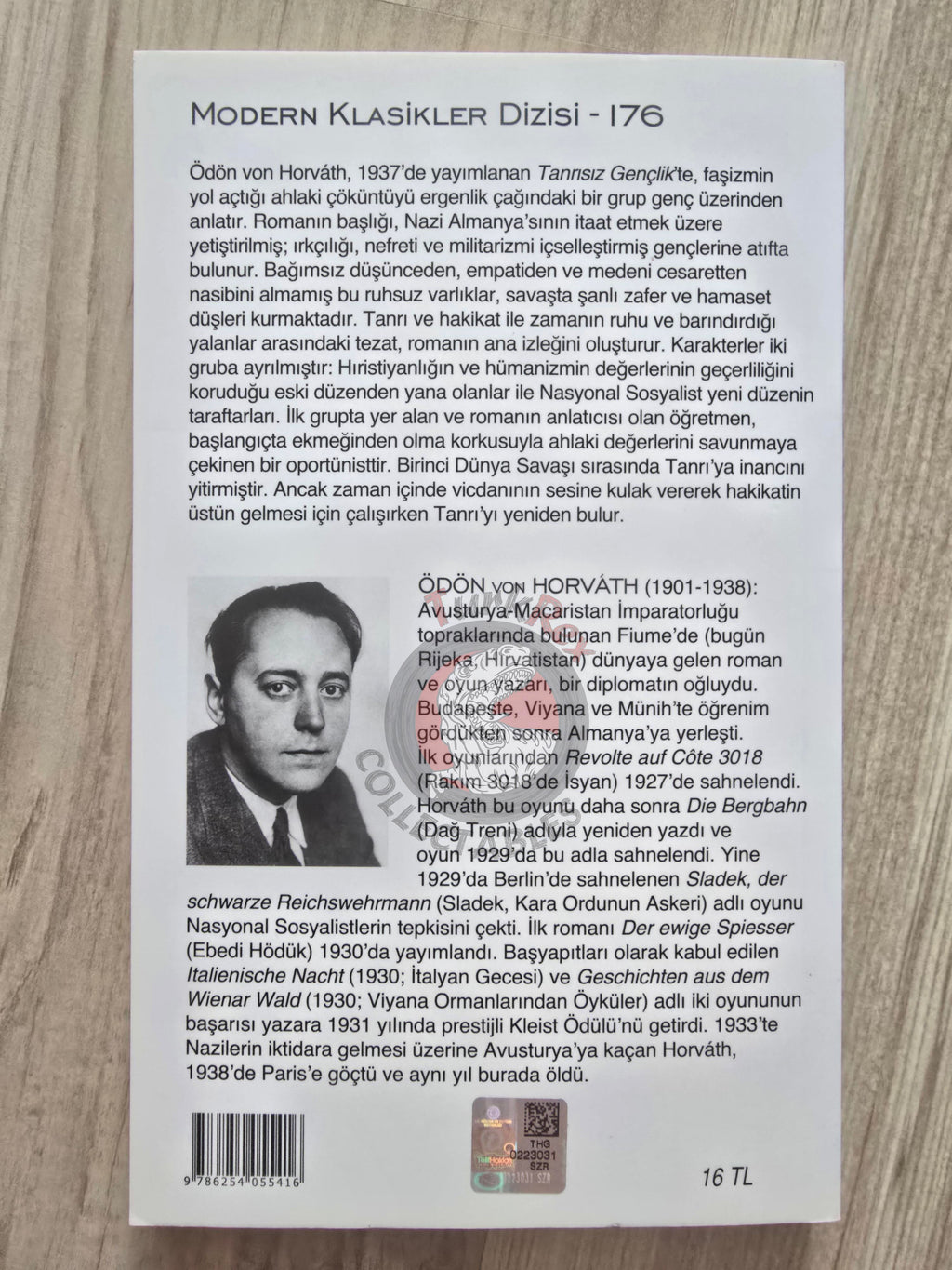 Ödön von Horváth – Jugend Ohne Gott 2021 Turkish Book Turkey
