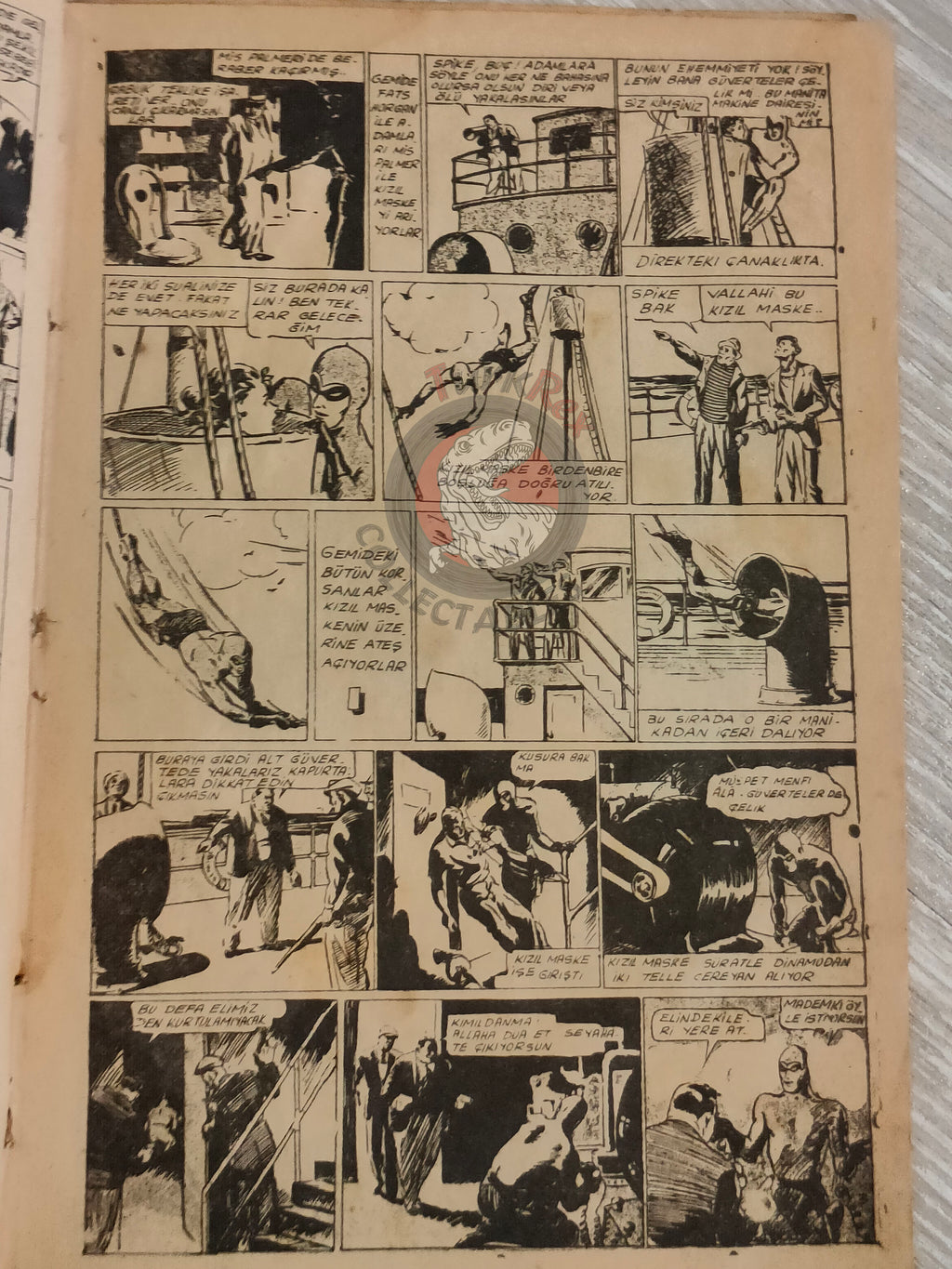The Phantom 1944 Mysterious Protector Turkish Comic Turkey