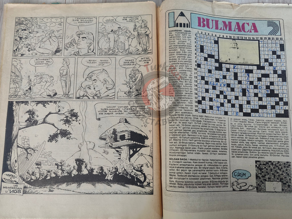 Asterix – Asterix the Legionary 80s Turkish Edition Comic Turkey