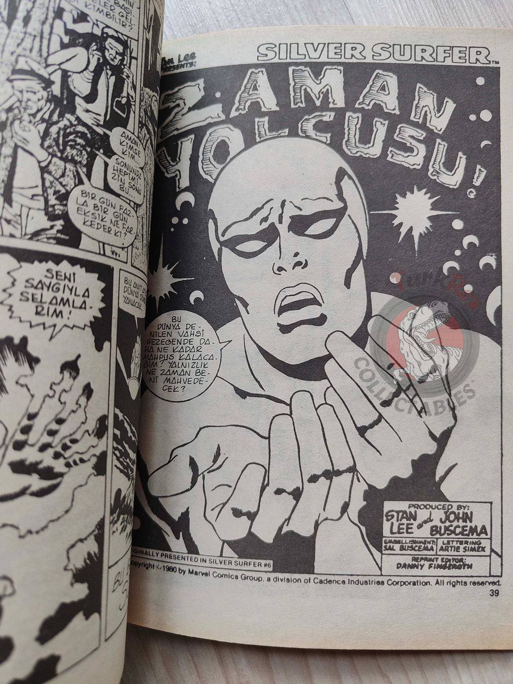 Silver Surfer #4 1987 Turkish Comic Turkey #5 #6 Fantasy Masterpieces #5