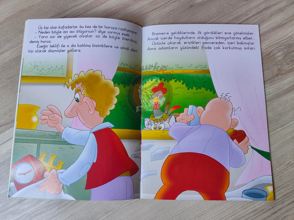 Grimm Brothers – Town Musicians of Bremen 2011 Turkish Book Turkey Illustrated 2