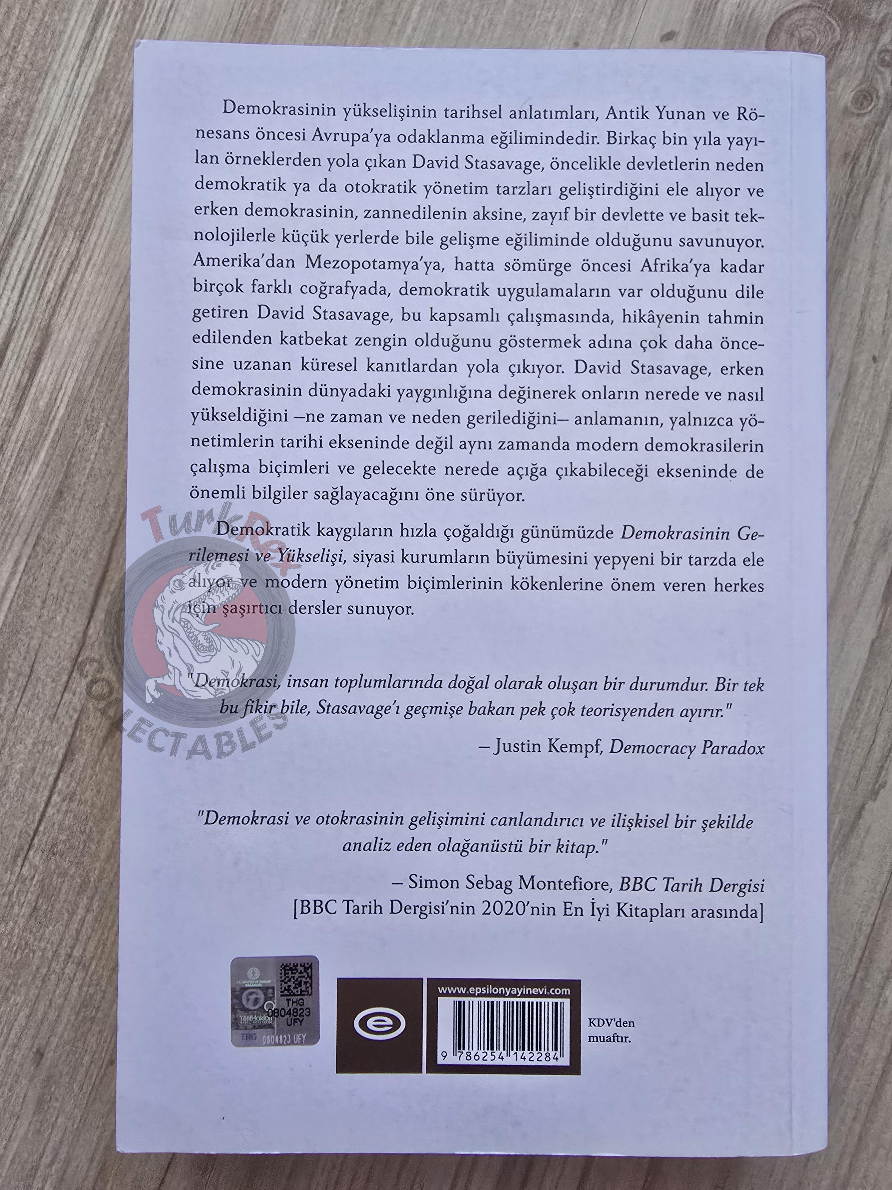 David Stasavage – The Decline and Rise of Democracy 2022 Turkish Book Turkey