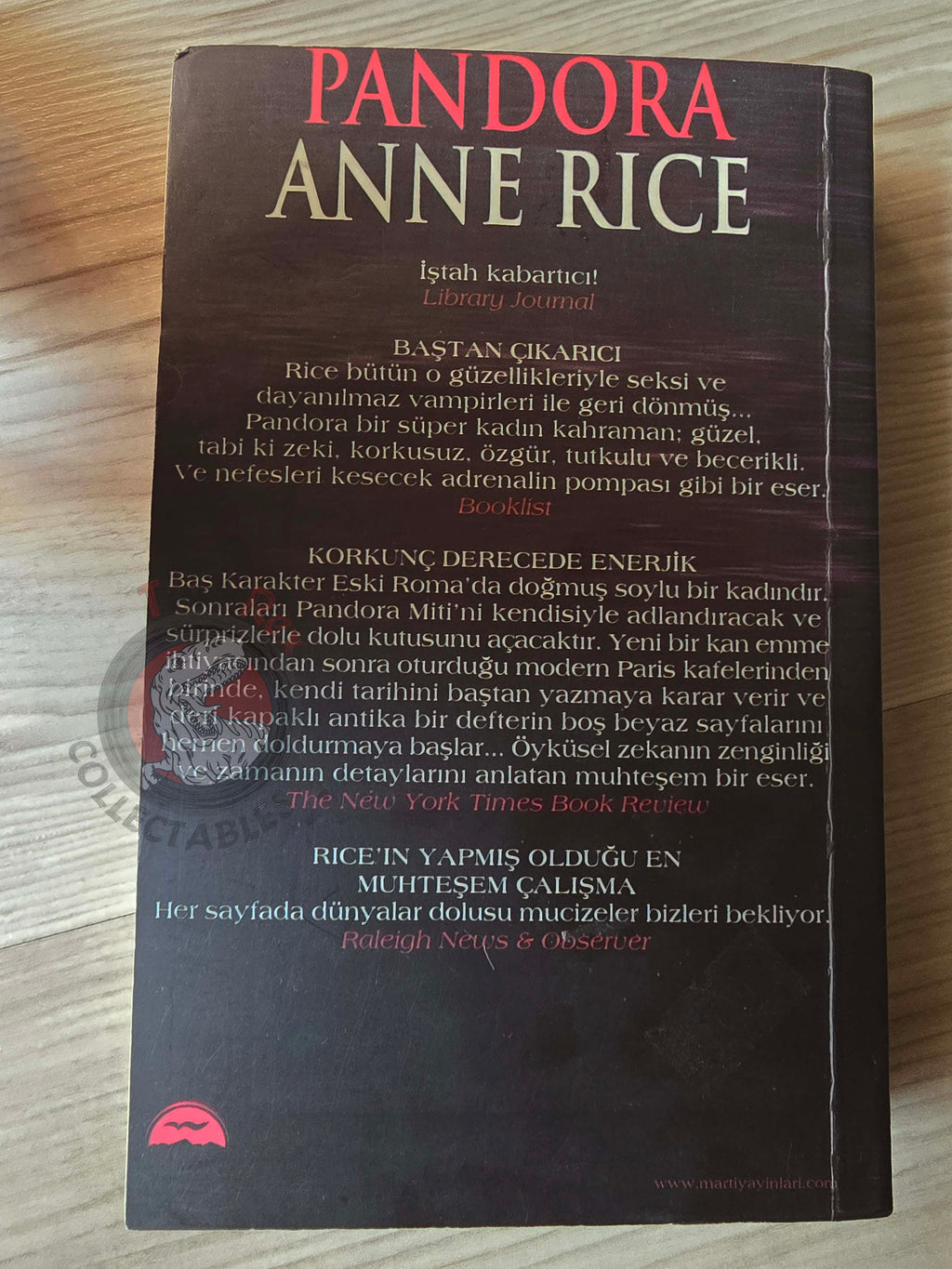 Anne Rice – Pandora Turkish Book Turkey
