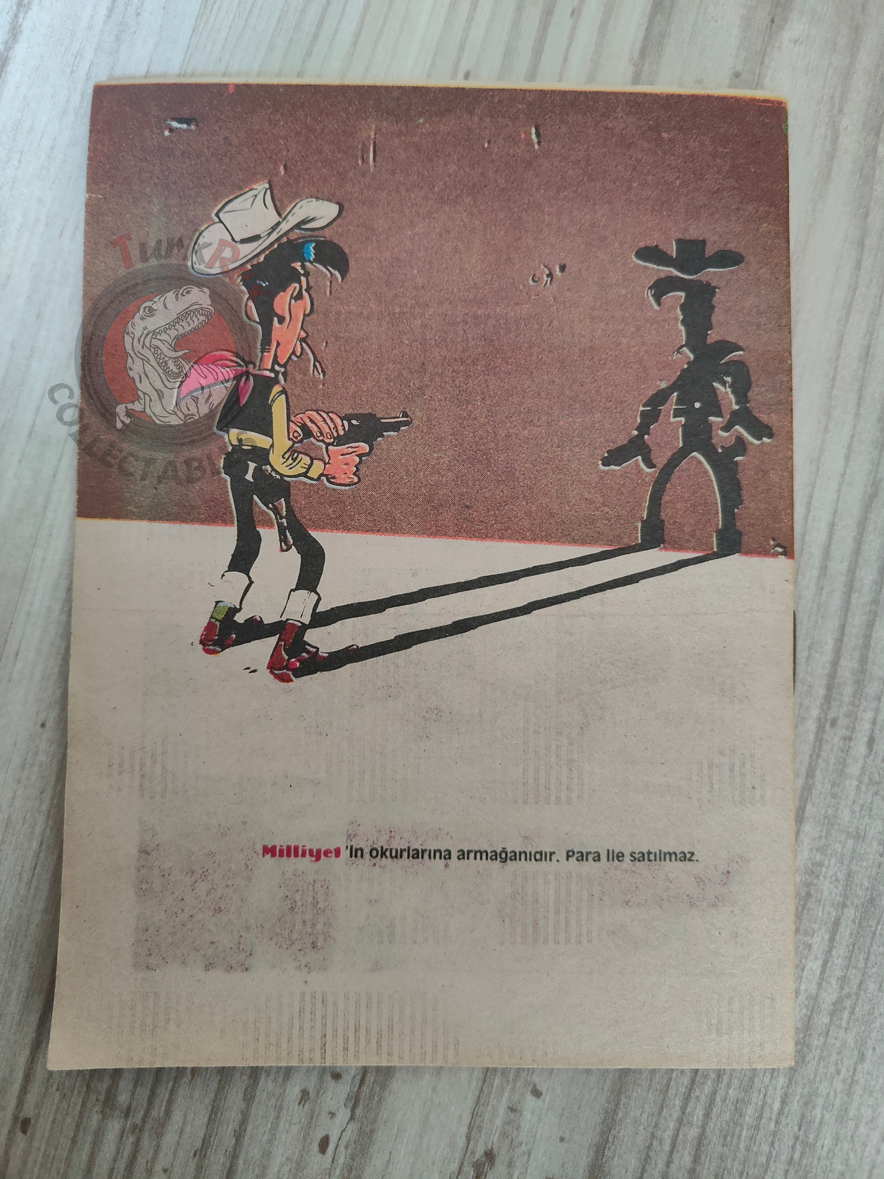 Lucky Luke #53 Sous le Ciel de l'Ouest 1989 Turkish Comic Turkey