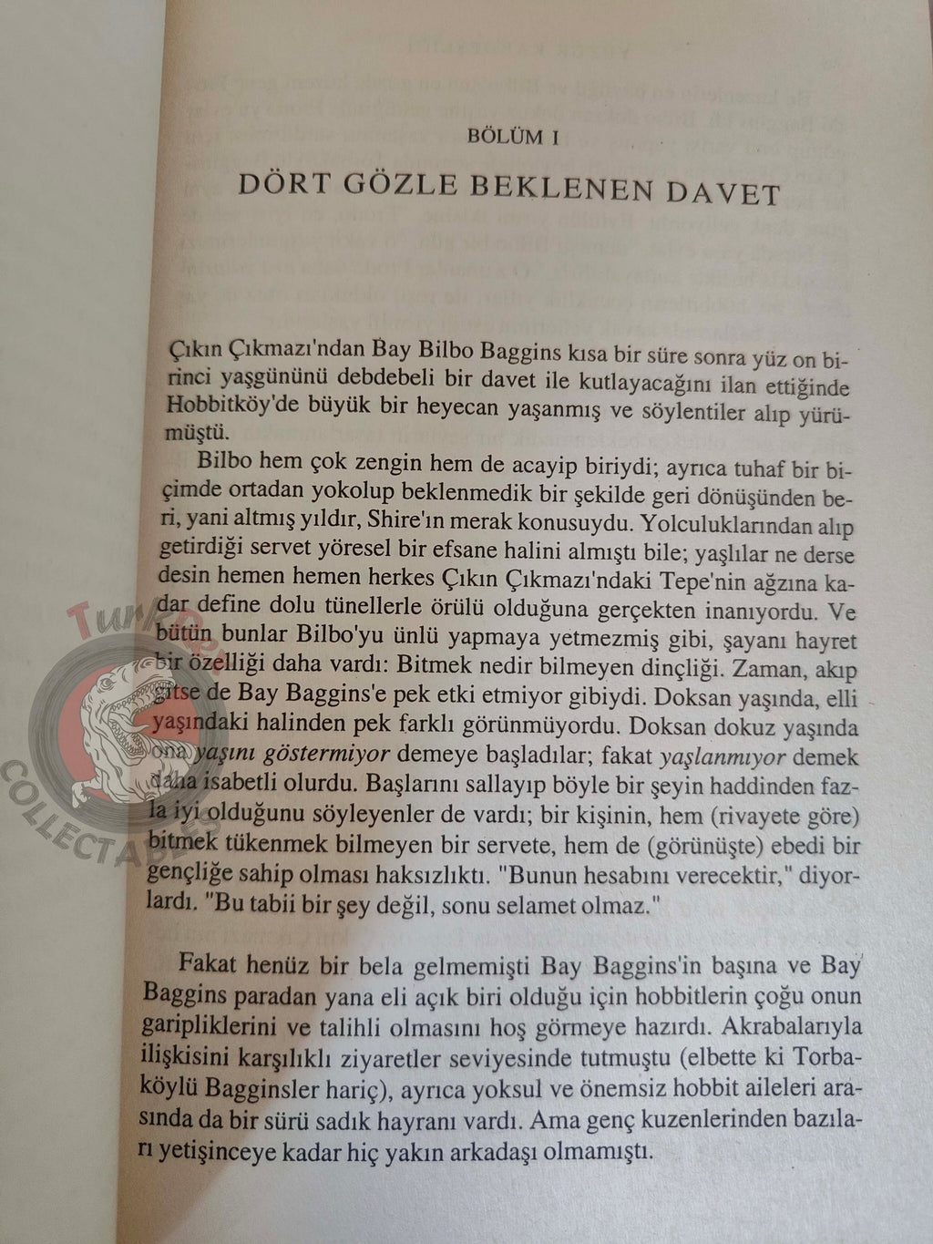 J.R.R. Tolkien – The Lord of the Rings: The Fellowship of the Ring Turkish Book Turkey