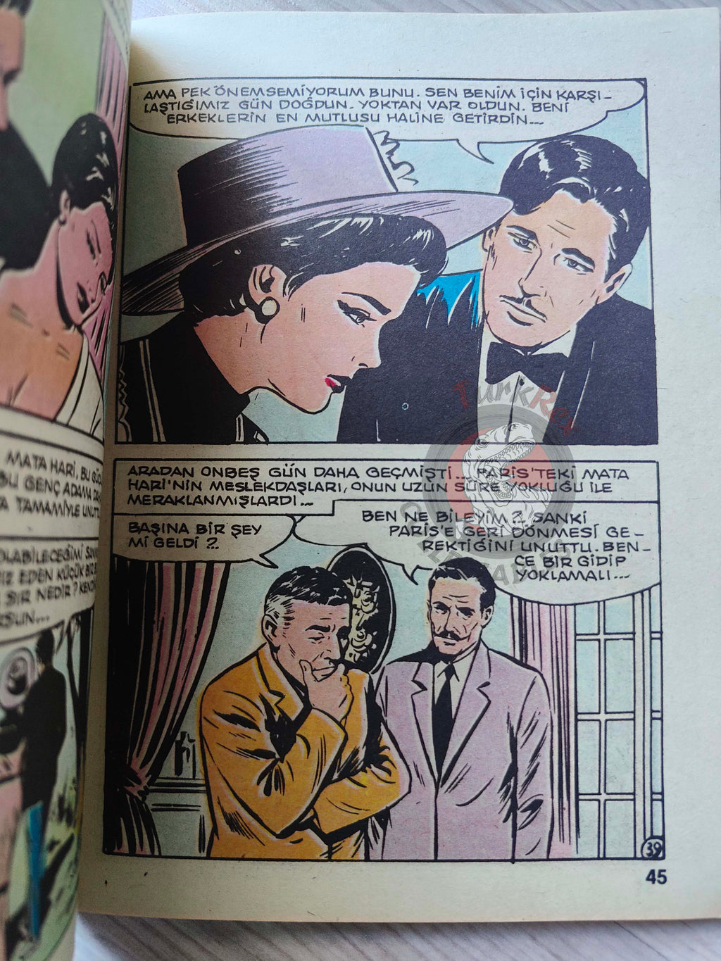 Mata Hari Turkish Comic Turkey Classics Illustrated