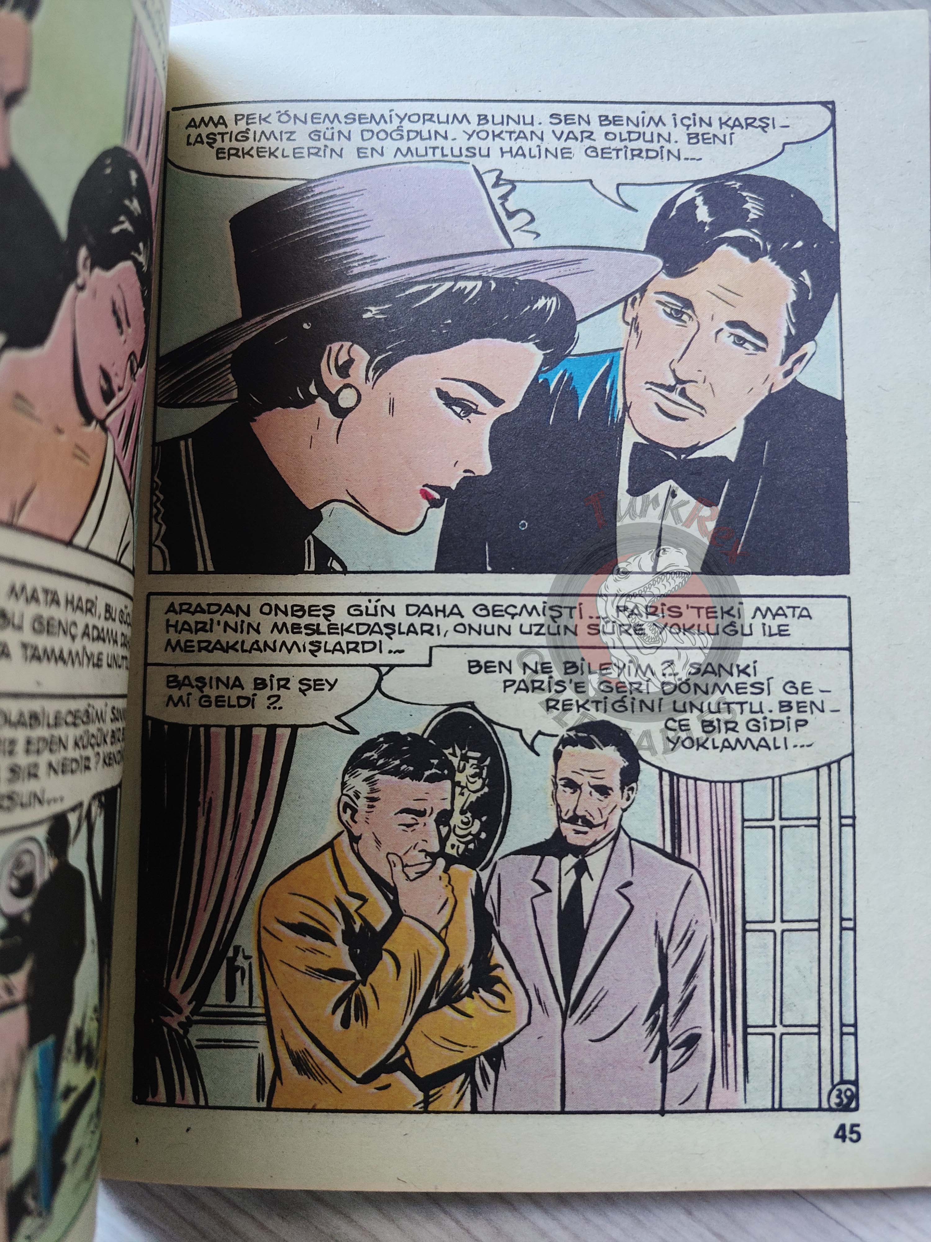 Mata Hari Turkish Comic Turkey Classics Illustrated