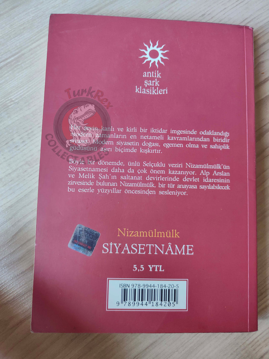 Nizam al-Mulk – Book of Government or Rules for Kings Turkish Book Turkey