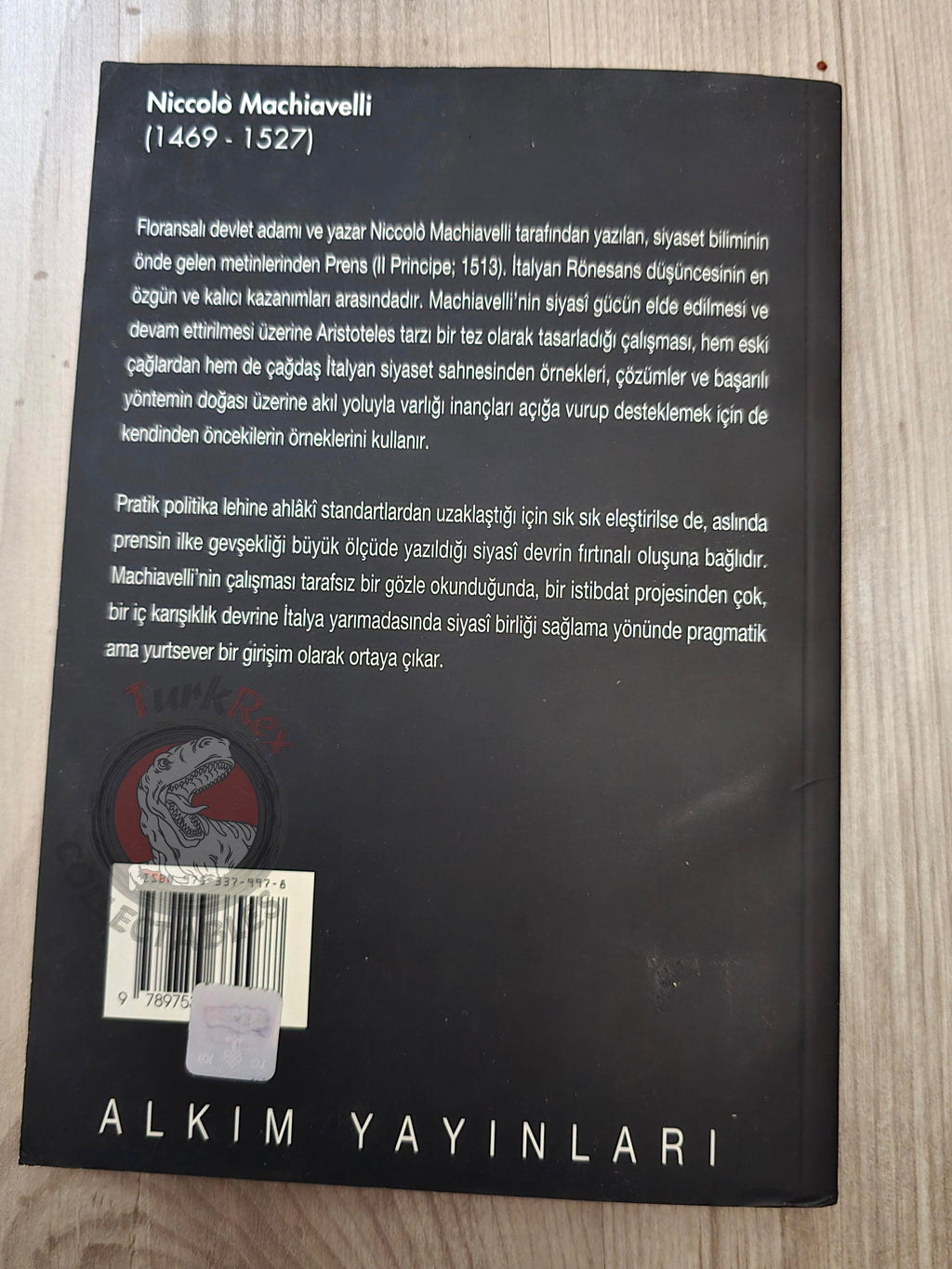 Niccolò Machiavelli – Il Principe 2004 Turkish Book Turkey