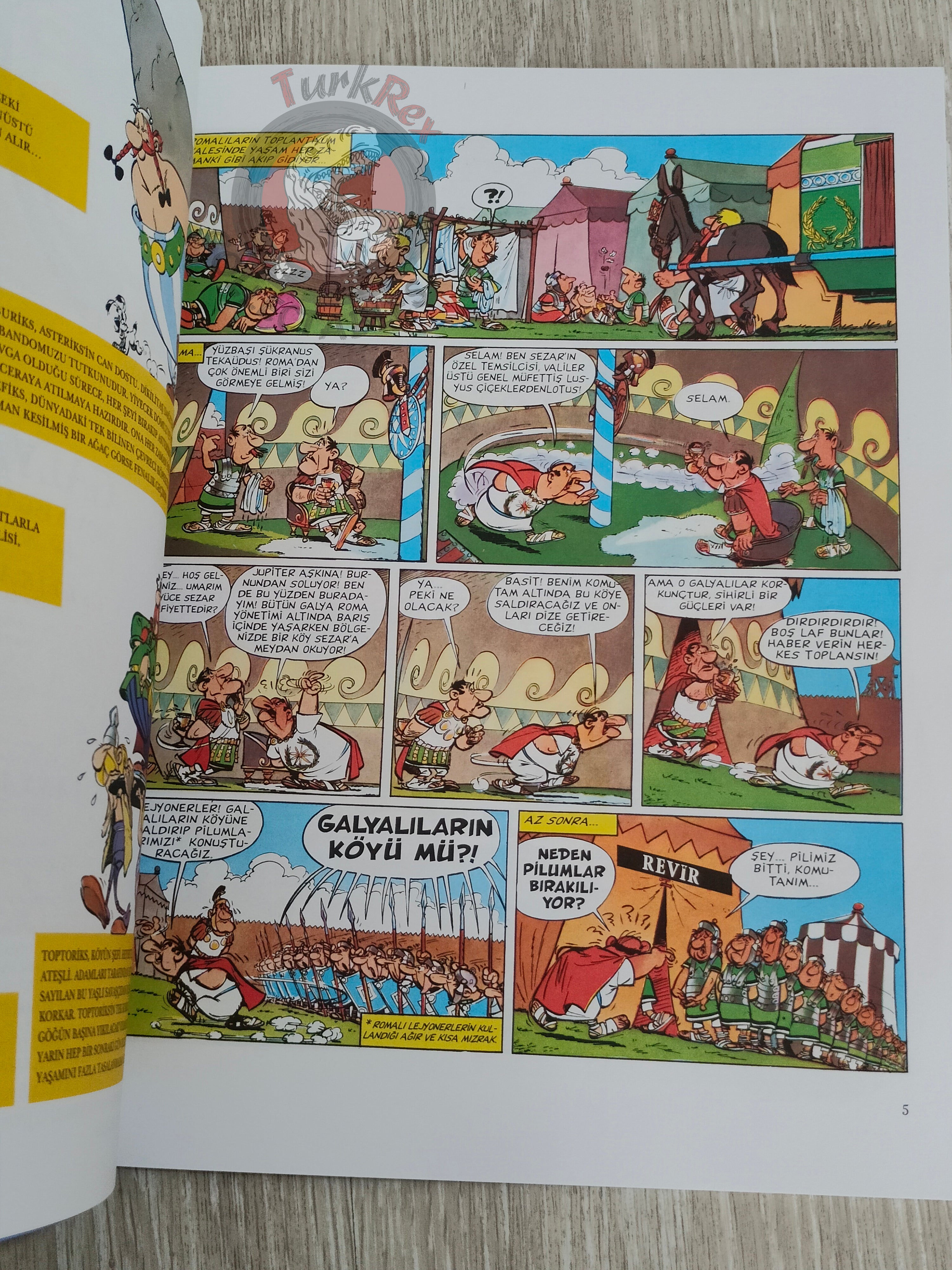 Asterix – Asterix and the Banquet 2006 1st Edition Turkish Edition Comic Turkey