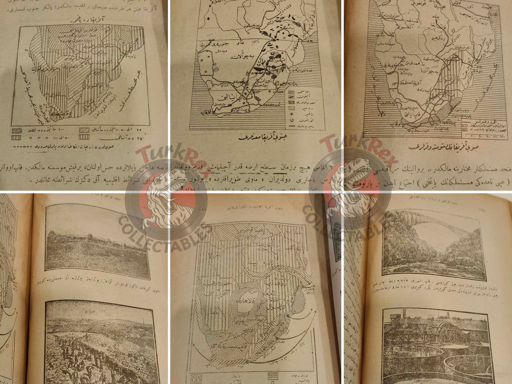 Geography of the Great Powers Ottoman Book 1922 Empire Education with many Maps