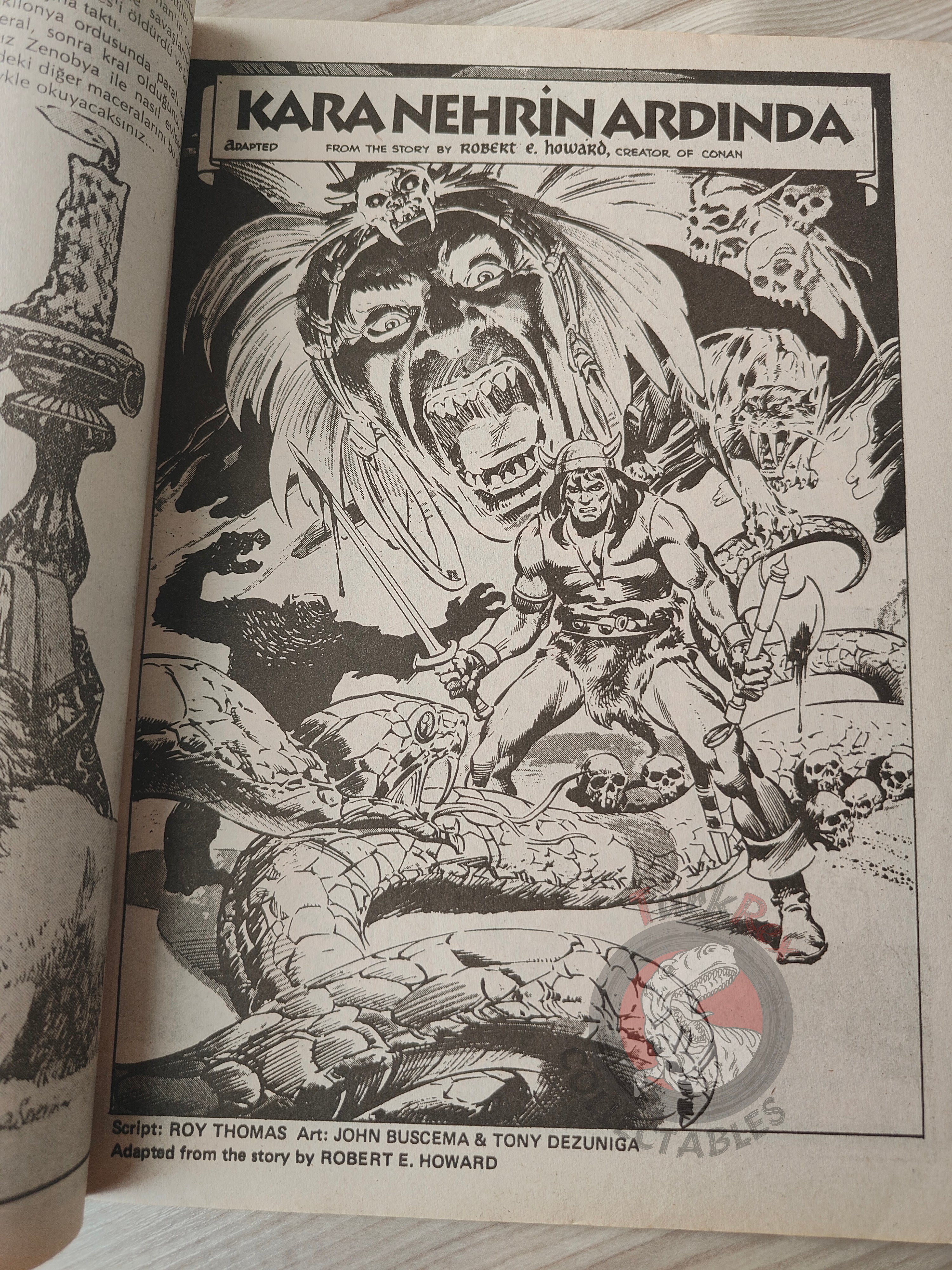Kral Conan #1 The Savage Sword of #26 #27 Turkish Comic Turkey