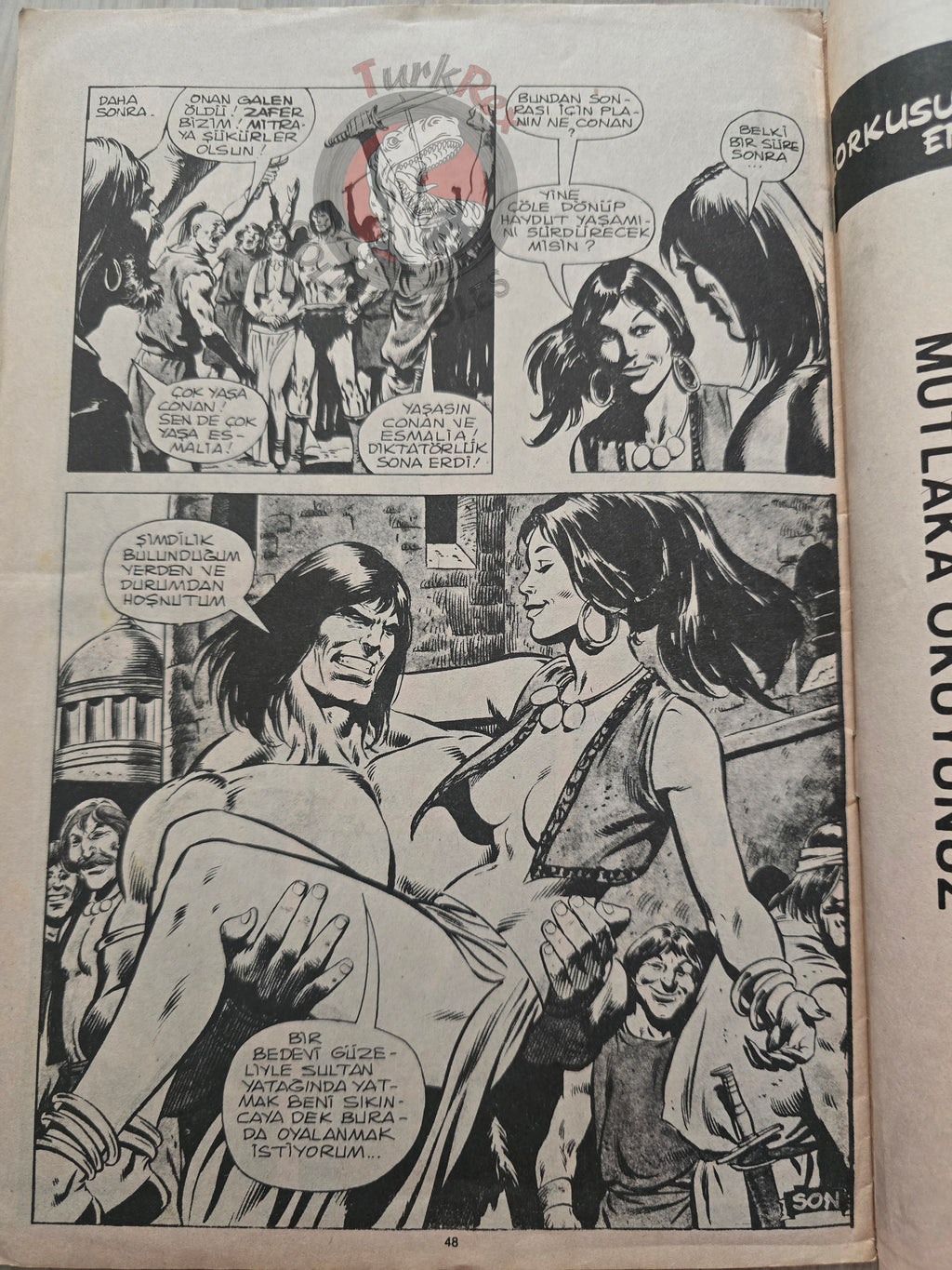 Conan #1 The Savage Sword of Conan Issue #63 Turkish Comic Turkey