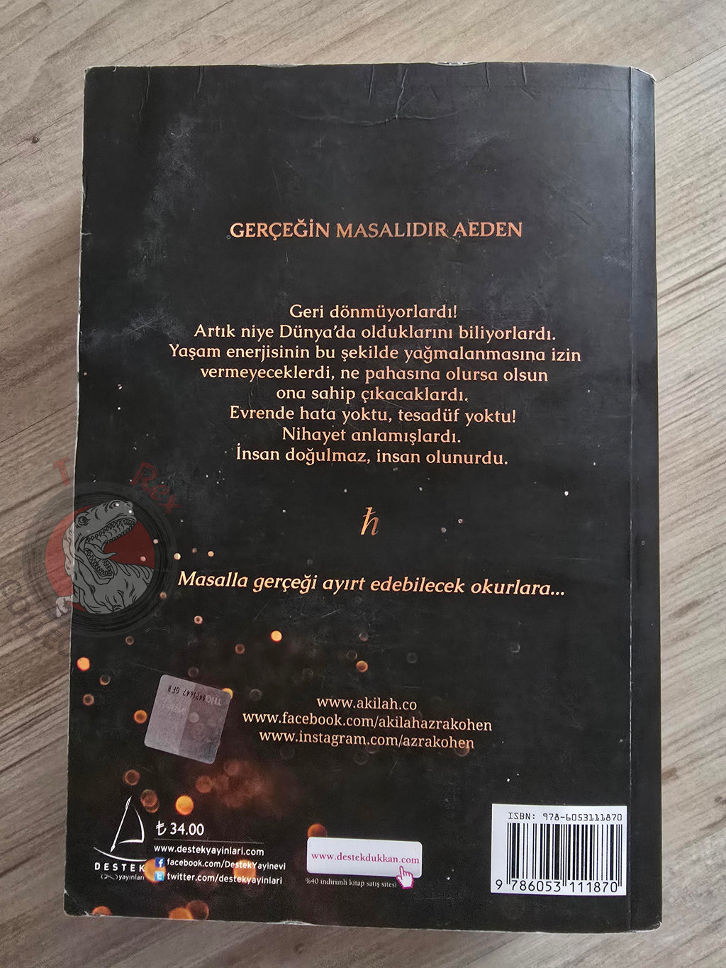 Akilah Azra Kohen – Aeden 2017 Turkish Book Turkey