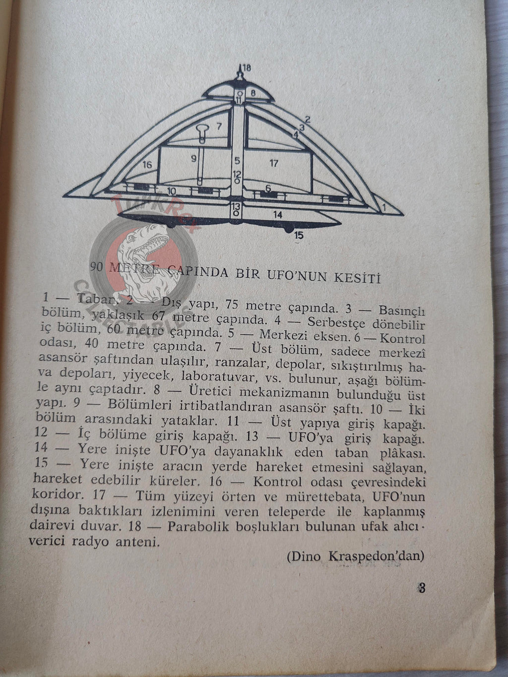 UFO General Structures 1978 Turkish Book Turkey Parapsychology