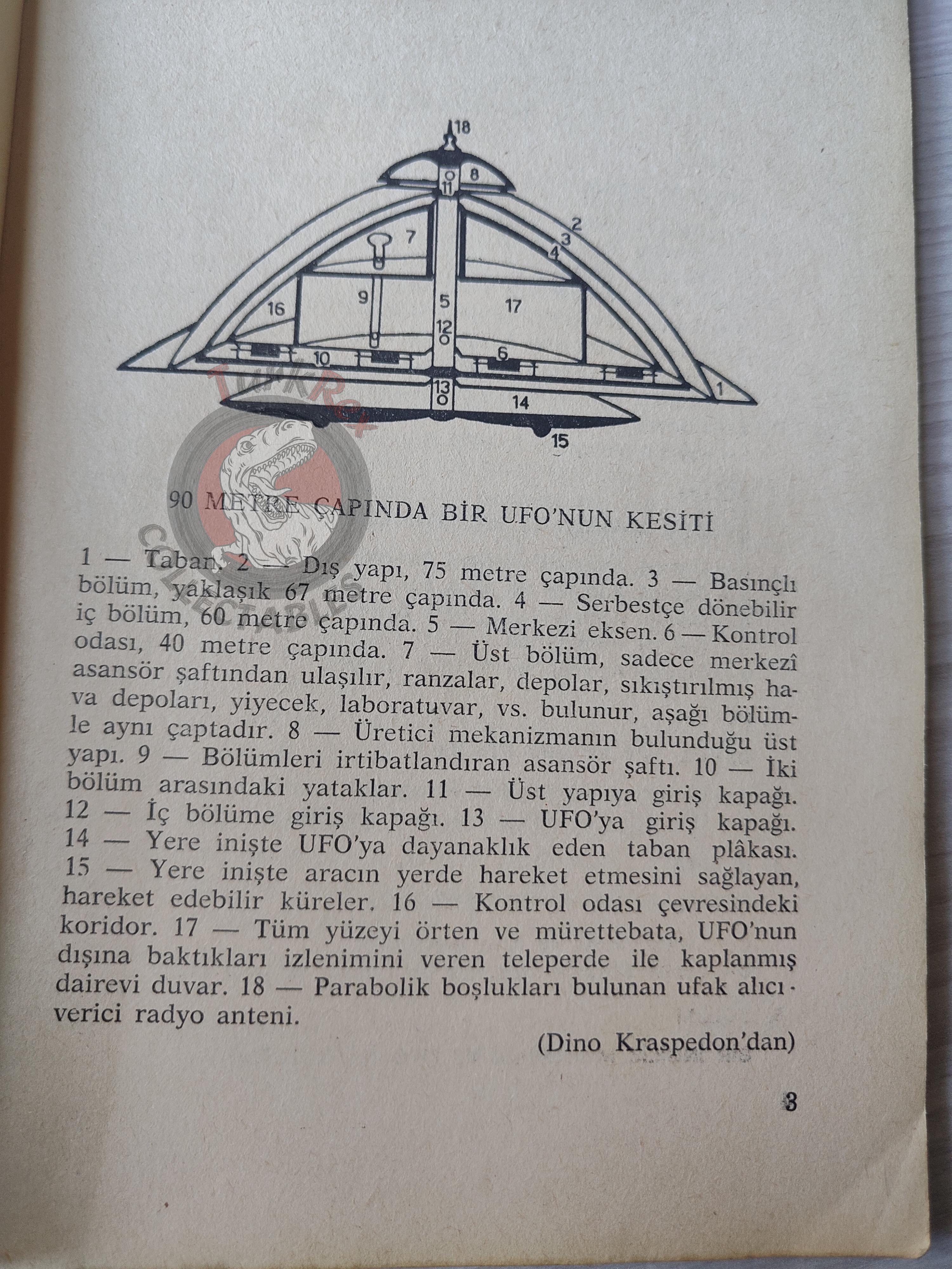 UFO General Structures 1978 Turkish Book Turkey Parapsychology