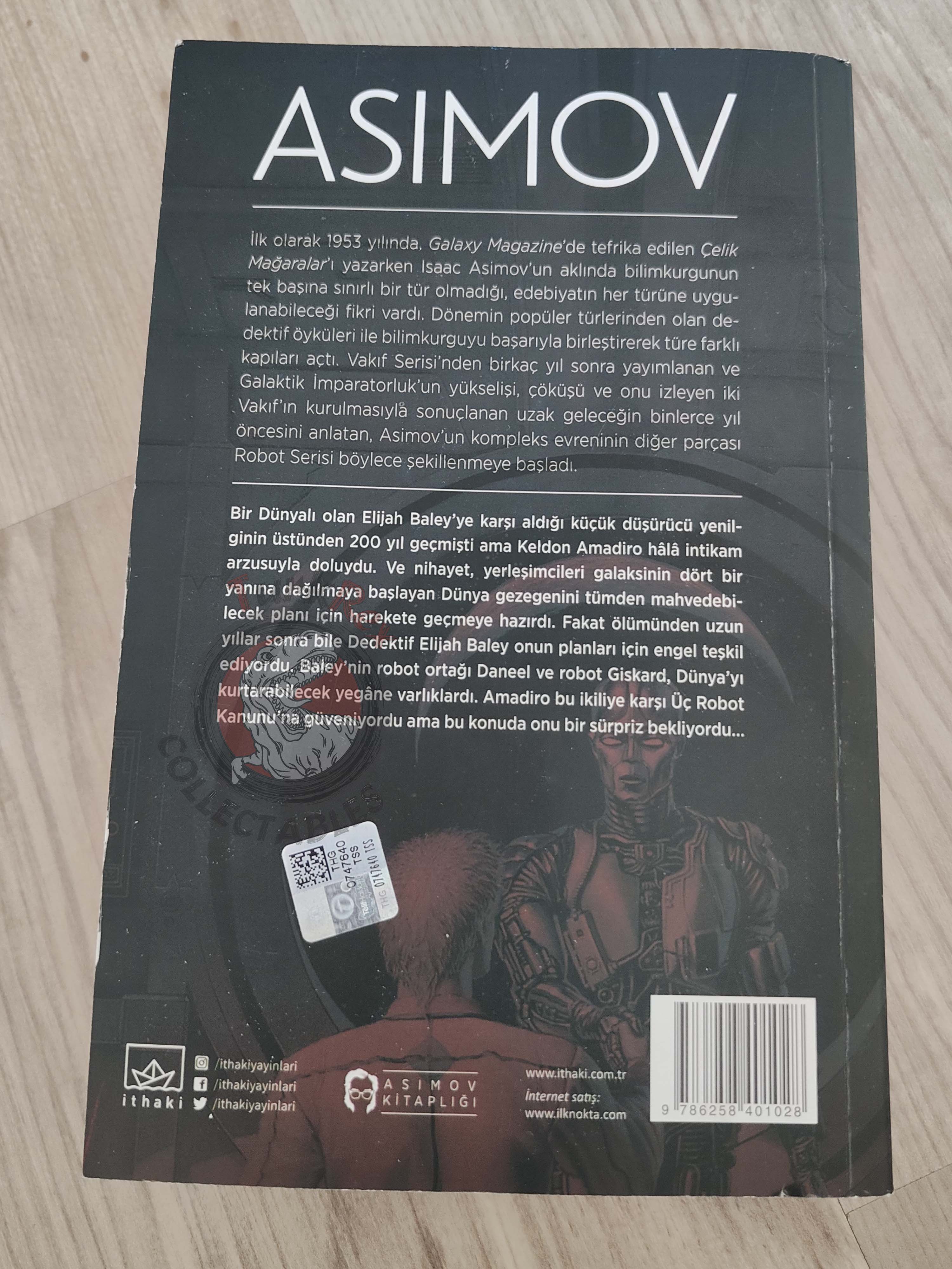 Isaac Asimov – Robot Series - Robots and Empire Turkish Book Turkey