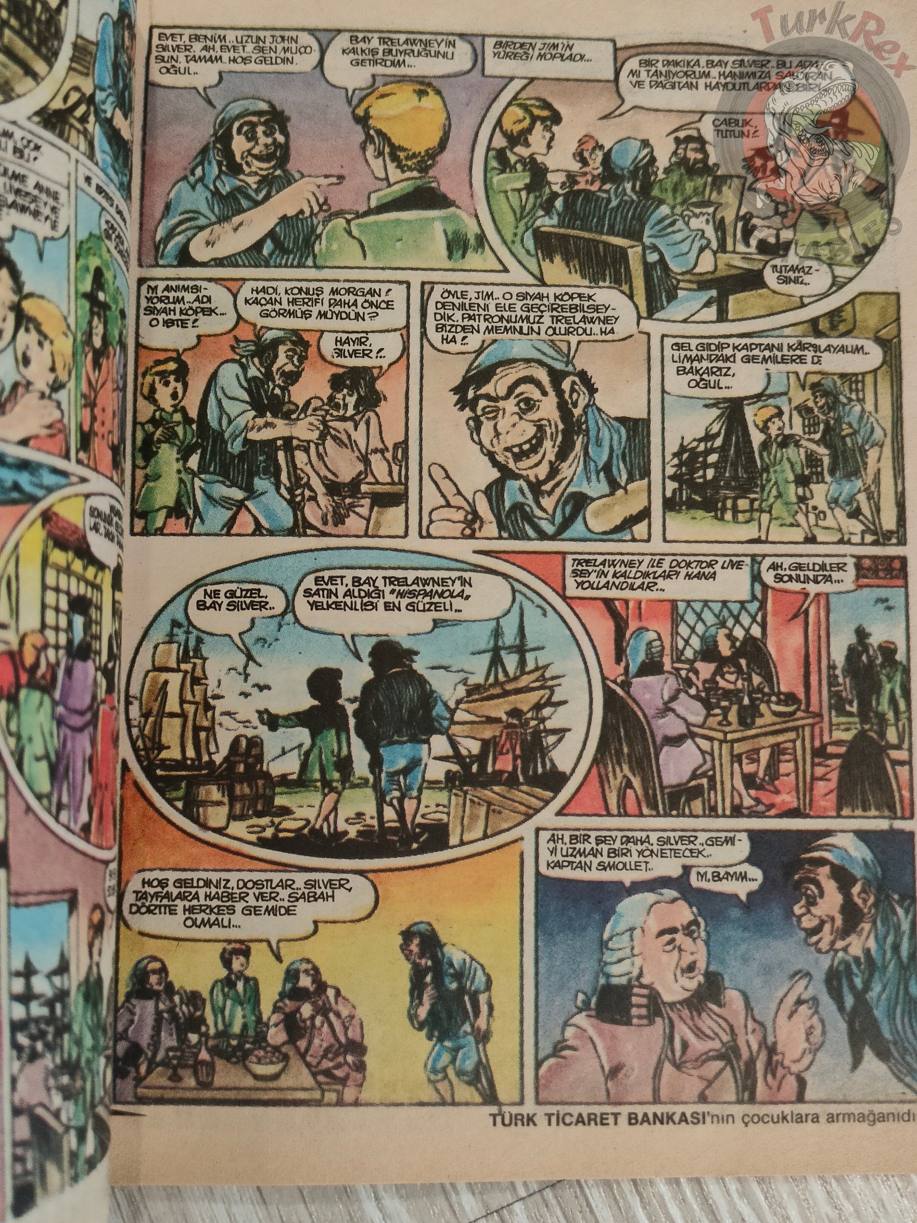 Treasure Island – Robert Louis Stevenson Turkish Comic Turkey Grandes Aventuras