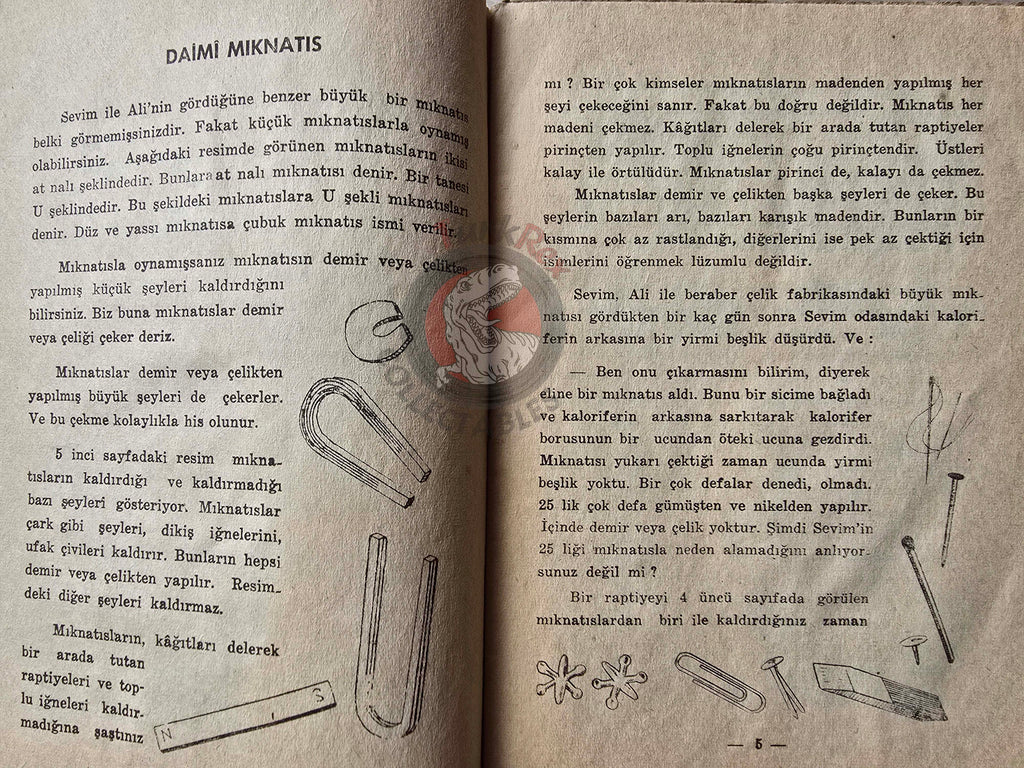 Bertha Morris Parker – Basic Science Education Series 1960s Turkish Book Turkey Magnet