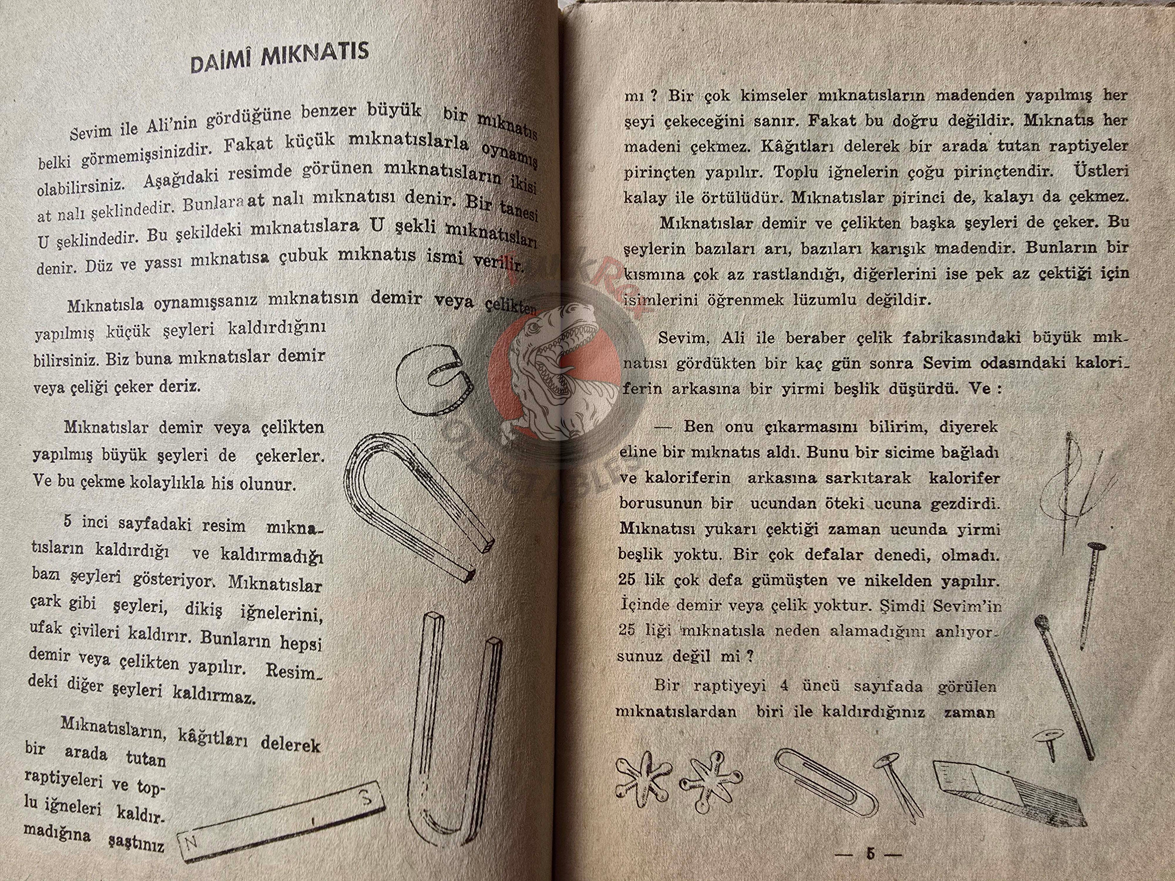 Bertha Morris Parker – Basic Science Education Series 1960s Turkish Book Turkey Magnet