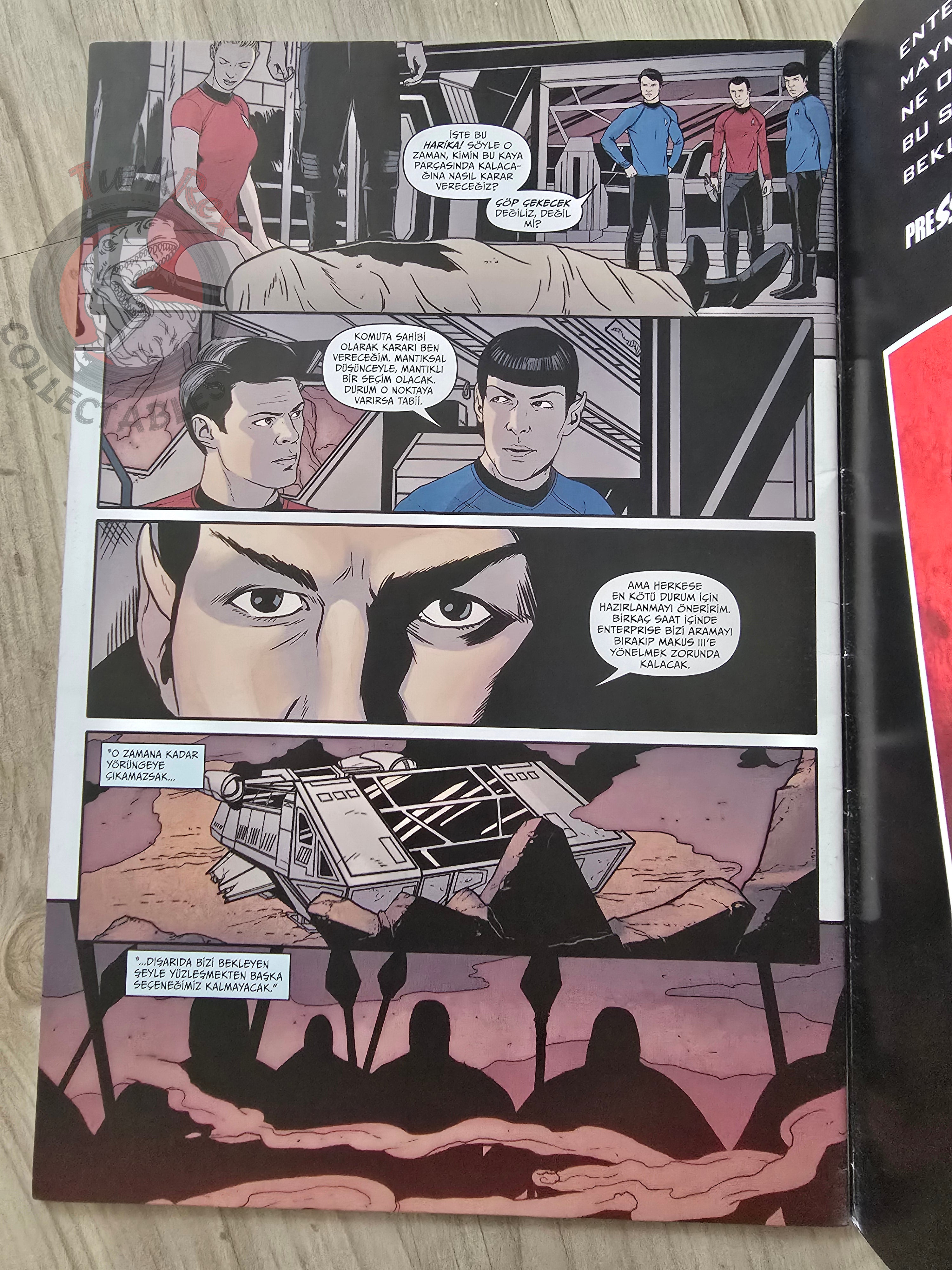Star Trek #3 2017 Turkish Comic Turkey IDW Publishing B