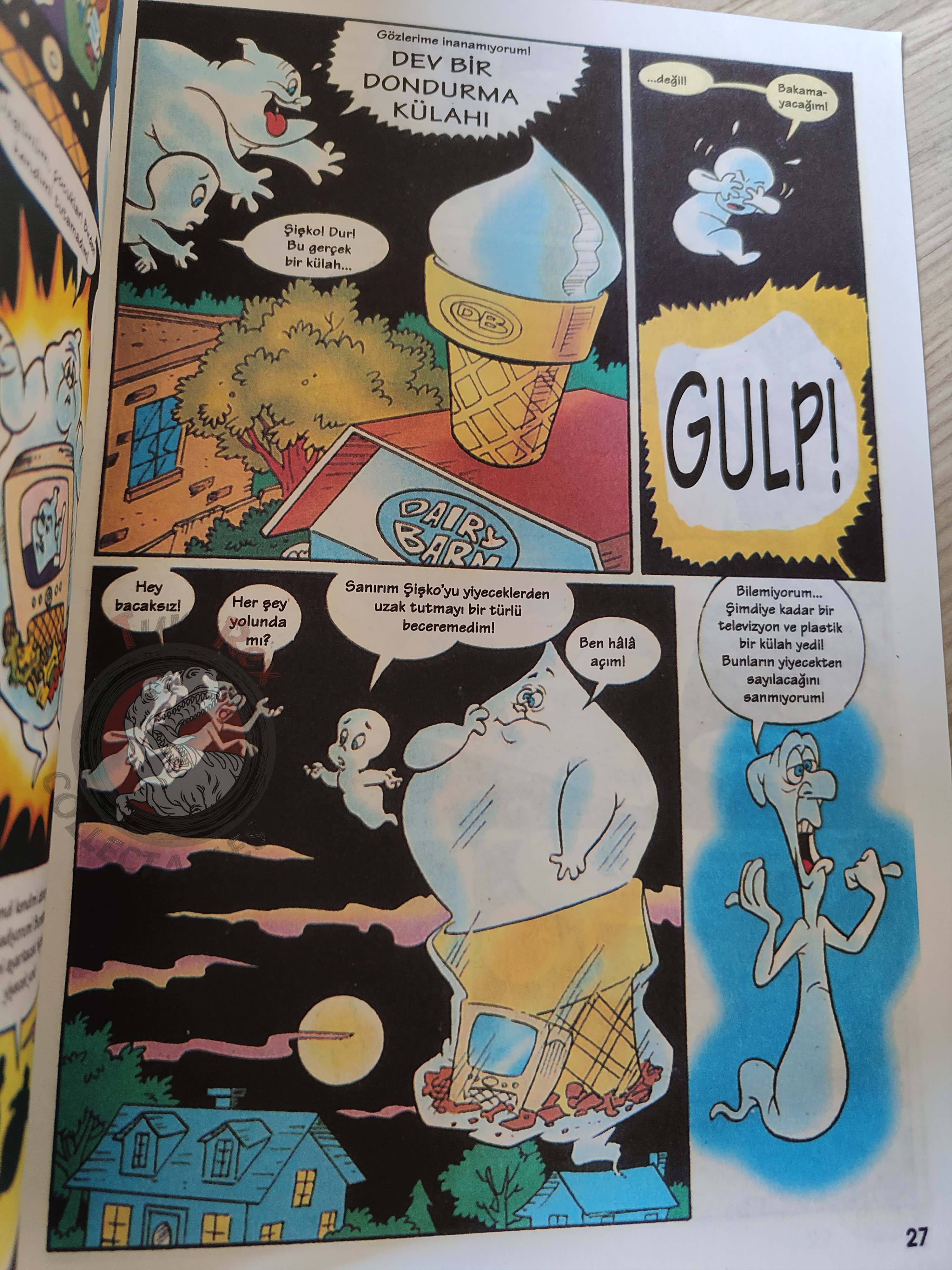 Casper the Friendly Ghost – Issue #6 1996 Turkish Comic Turkey