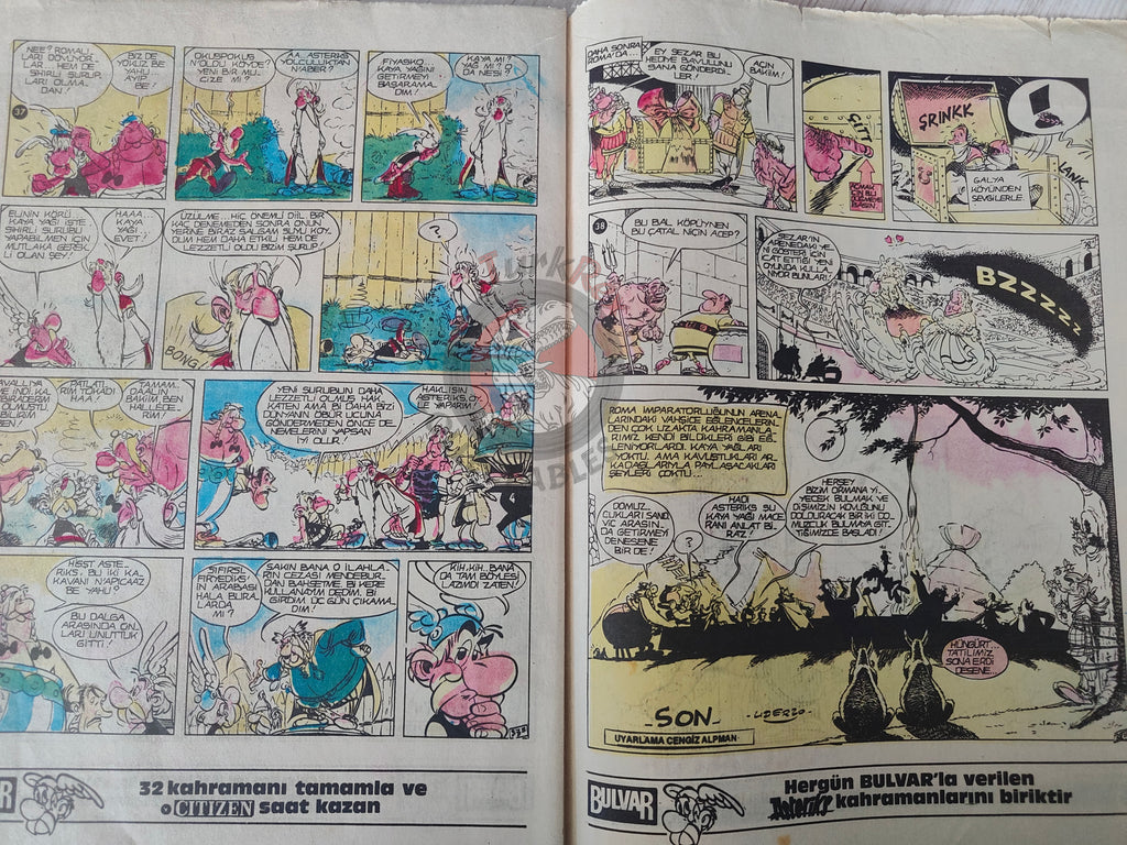 Asterix –  Asterix and the Black Gold 1986 Turkish Edition Comic Turkey 2