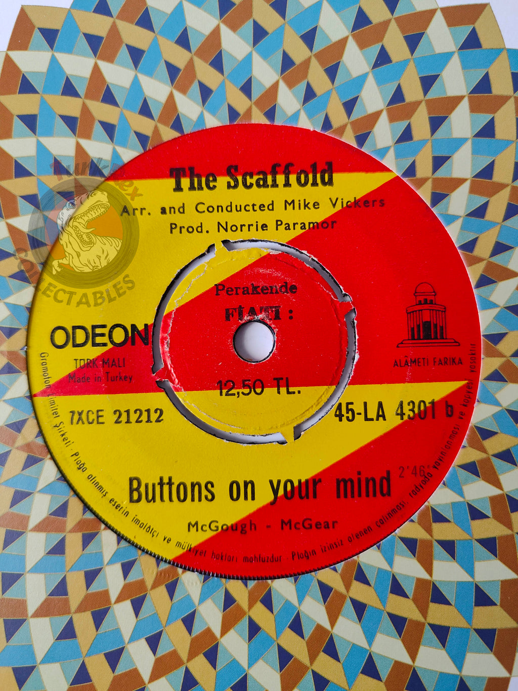 The Scaffold – Lily The Pink 7" Turkish Pressing Vinyl Turkey Edition