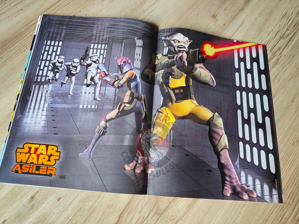 Star Wars Rebels Magazine #13 2015 Turkish Comic Mag Turkey with mask